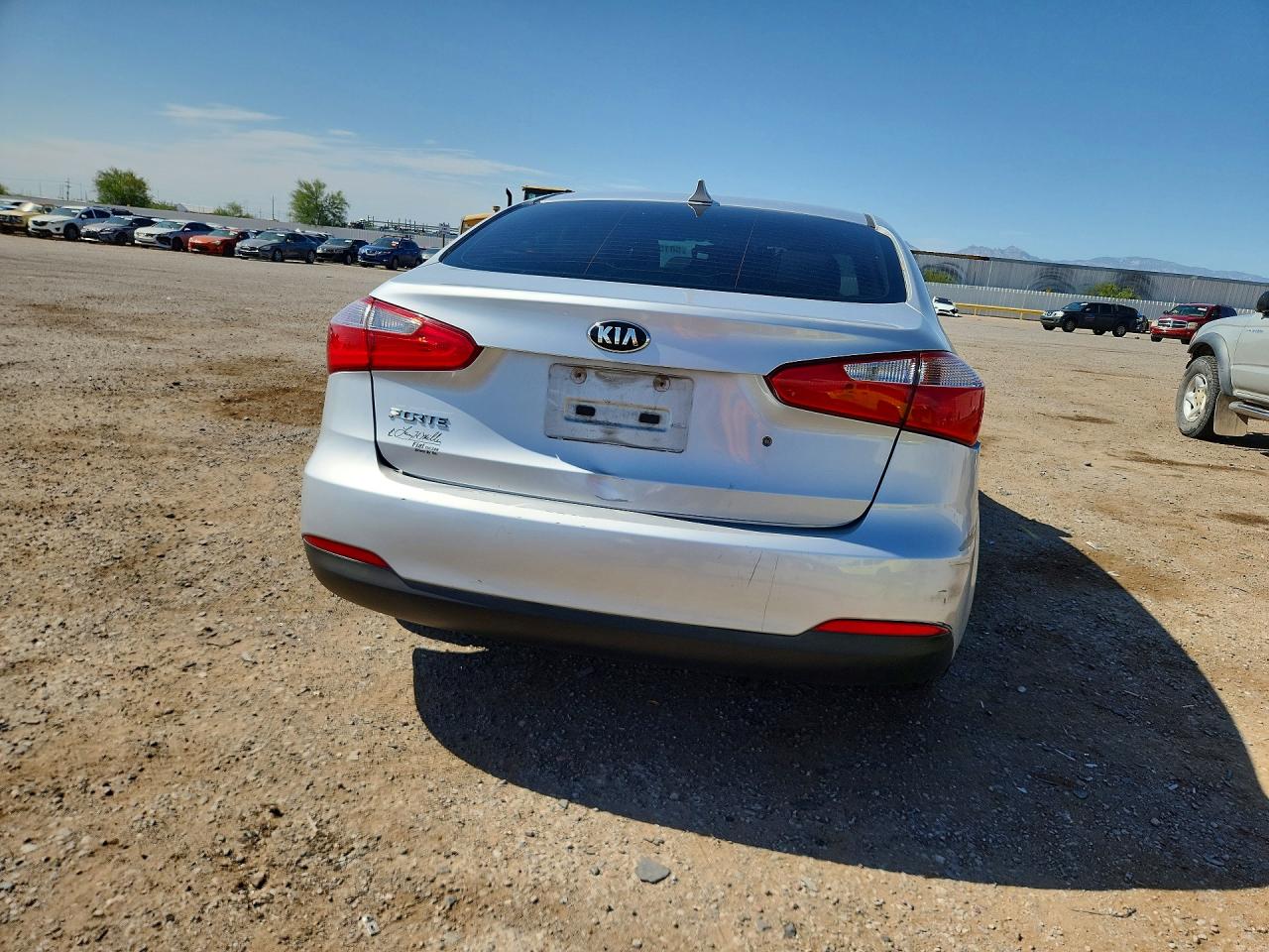 2015 Kia Forte Lx Silver vin: KNAFK4A64F5425809