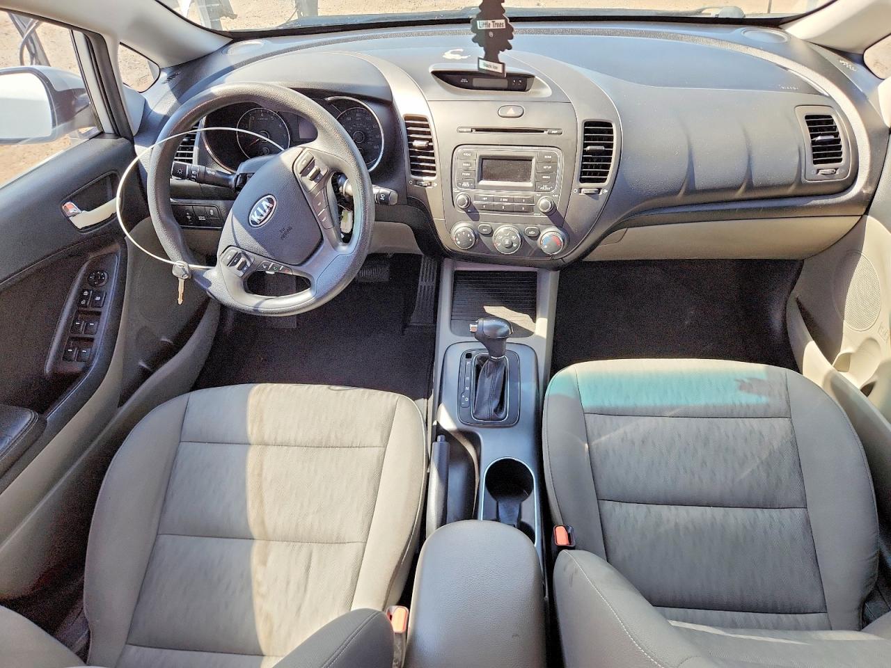 2015 Kia Forte Lx Silver vin: KNAFK4A64F5425809