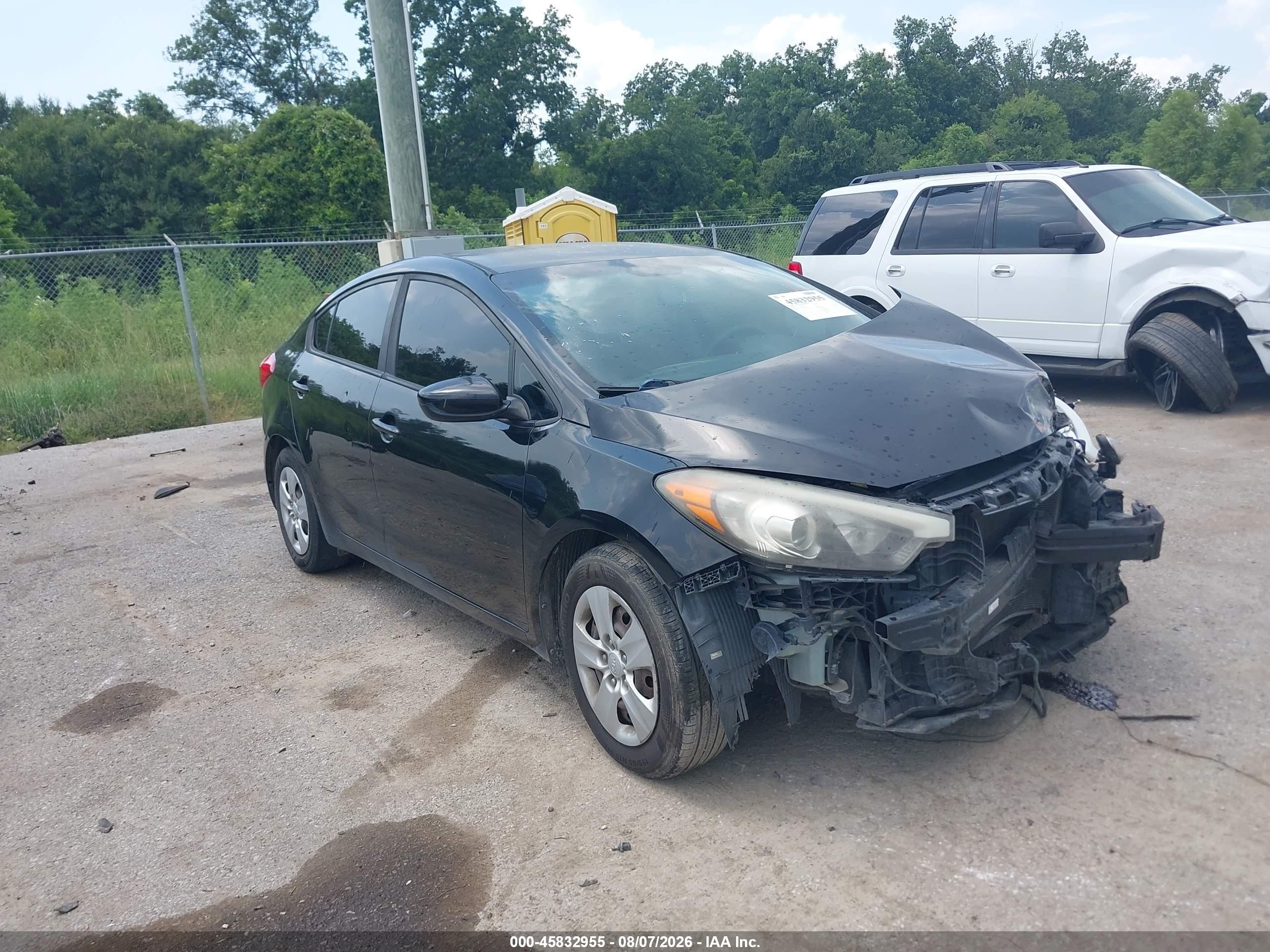 2016 Kia Forte Lx Black vin: KNAFK4A64G5607270