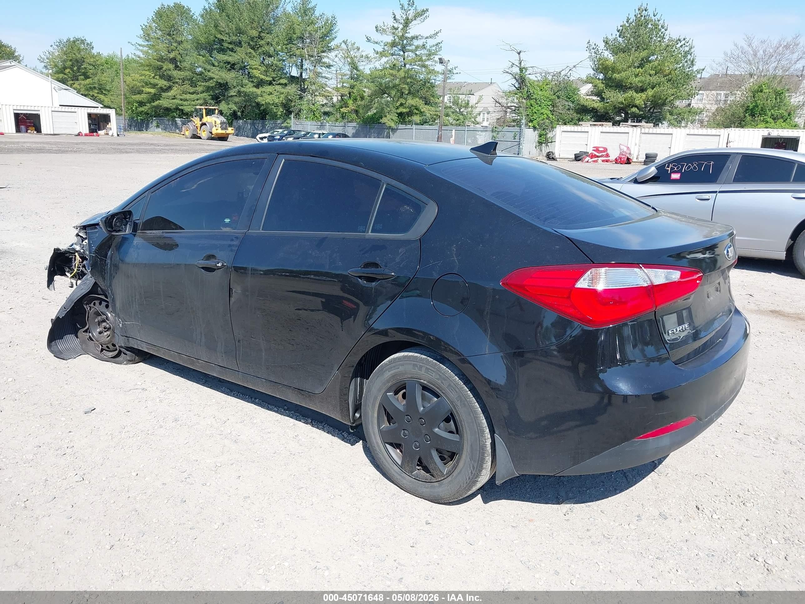 2014 Kia Forte Lx Черный vin: KNAFK4A65E5135299