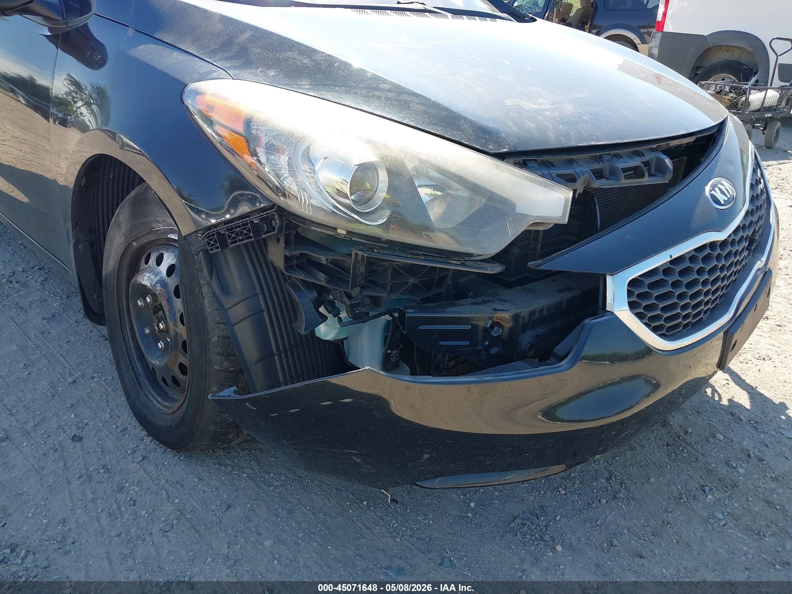 2014 Kia Forte Lx Черный vin: KNAFK4A65E5135299