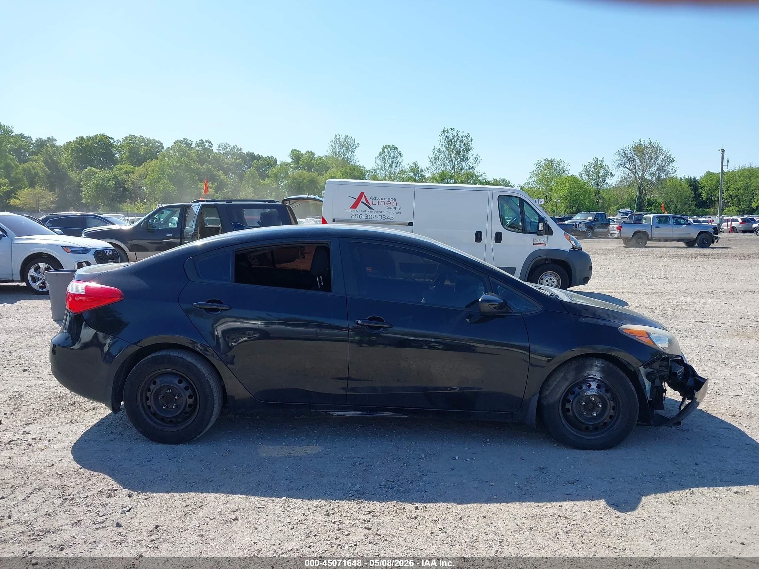 2014 Kia Forte Lx Черный vin: KNAFK4A65E5135299