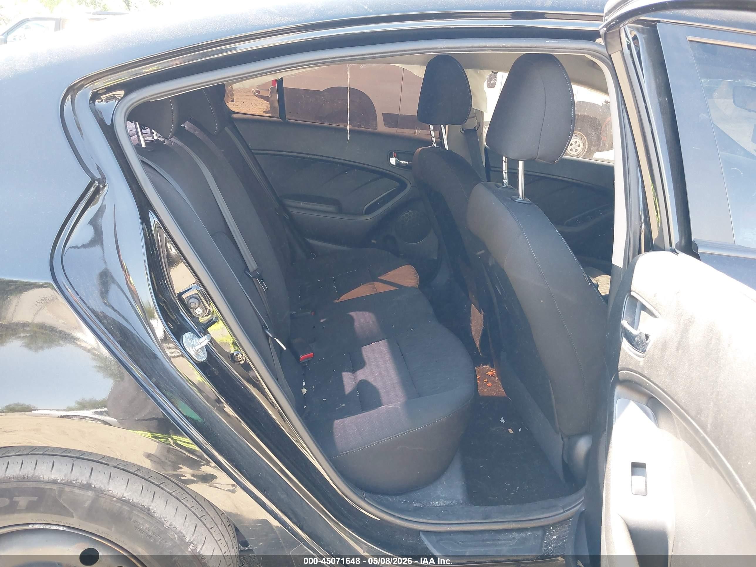 2014 Kia Forte Lx Черный vin: KNAFK4A65E5135299