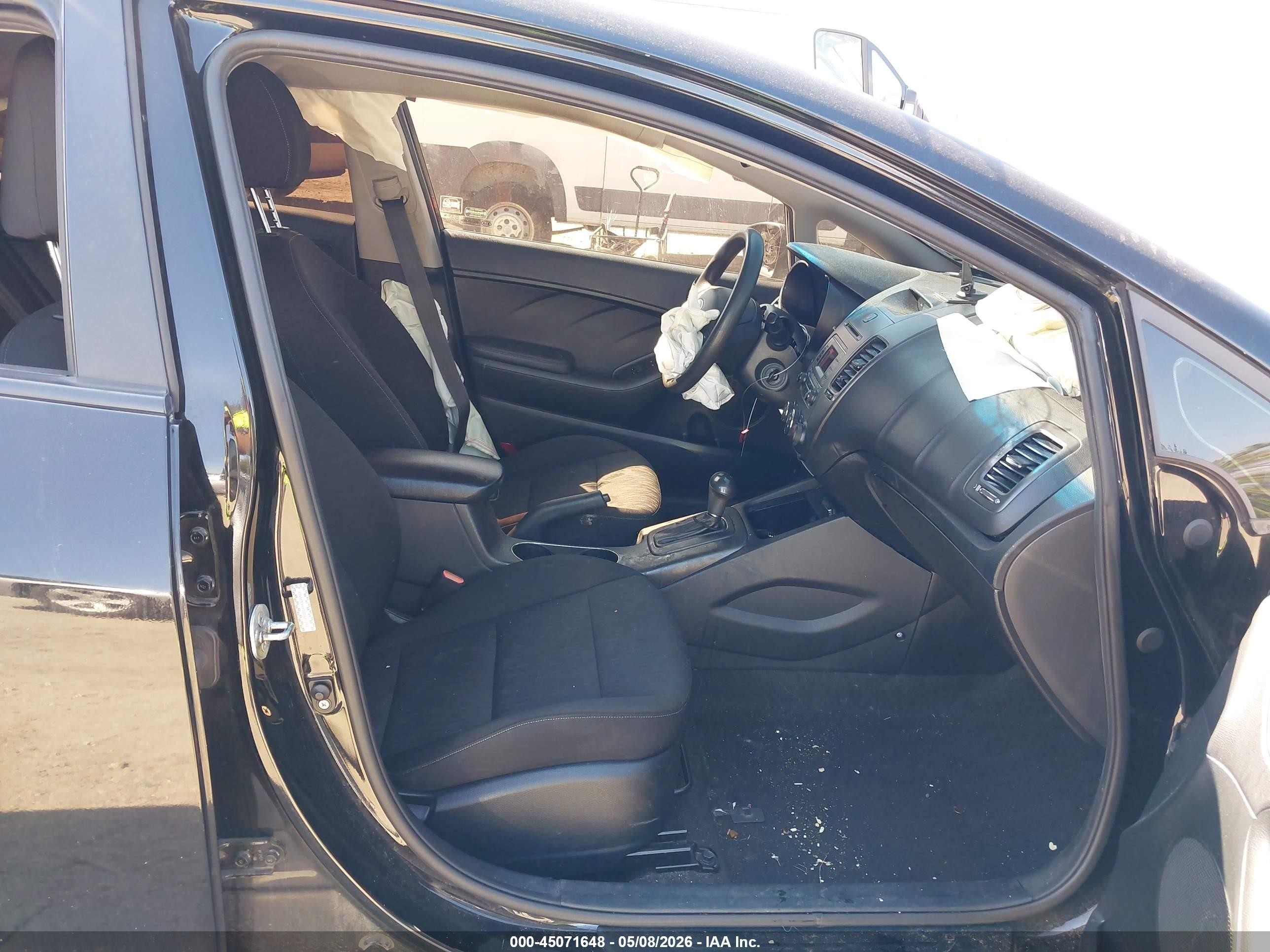 2014 Kia Forte Lx Черный vin: KNAFK4A65E5135299