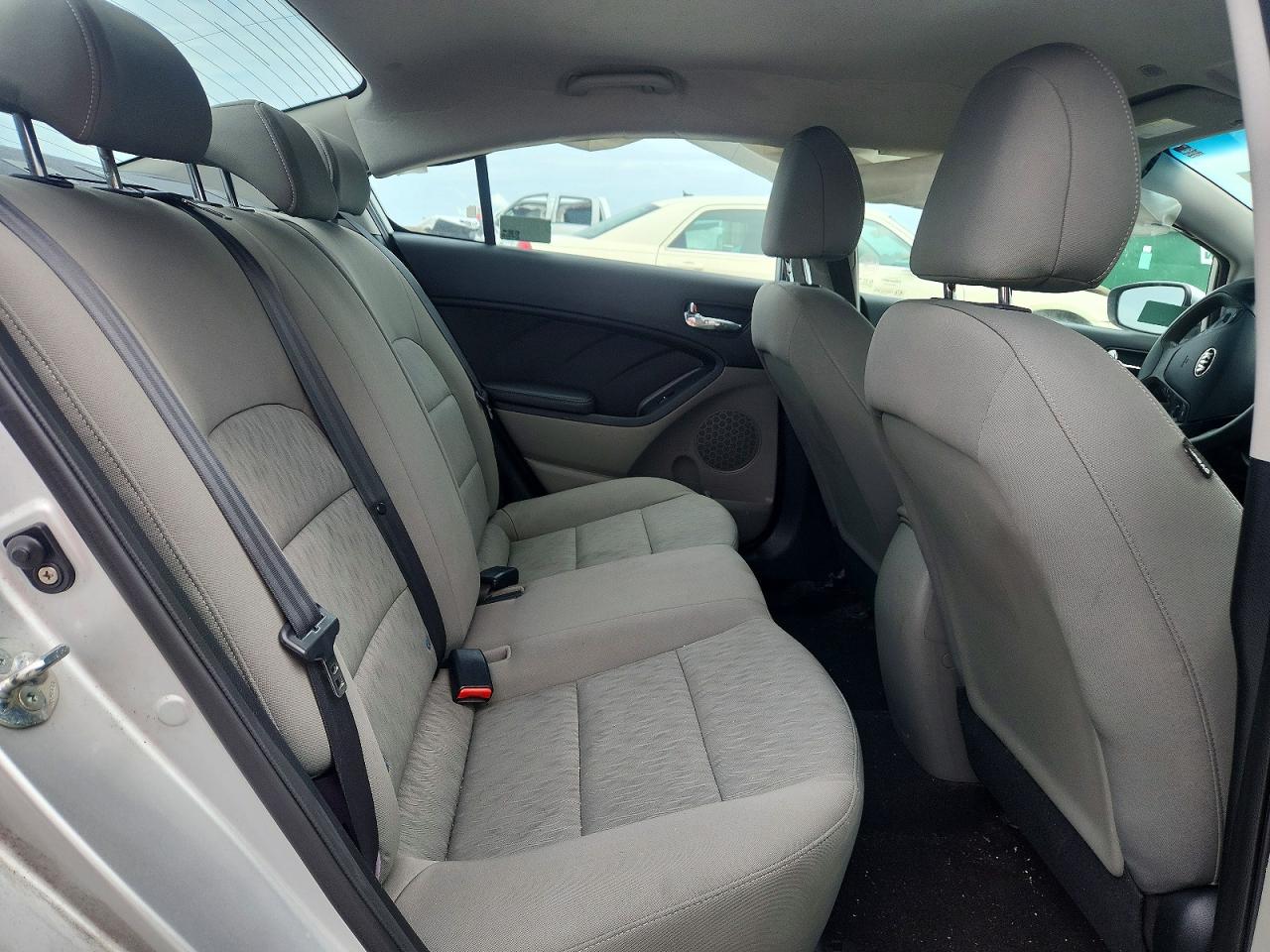 2014 Kia Forte Lx Silver vin: KNAFK4A65E5144830