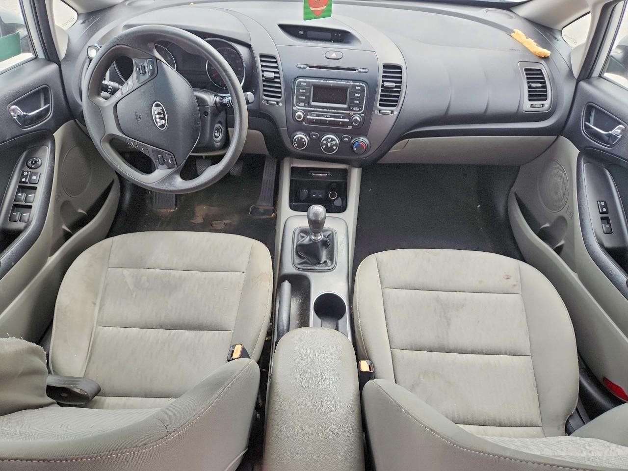 2014 Kia Forte Lx Silver vin: KNAFK4A65E5144830