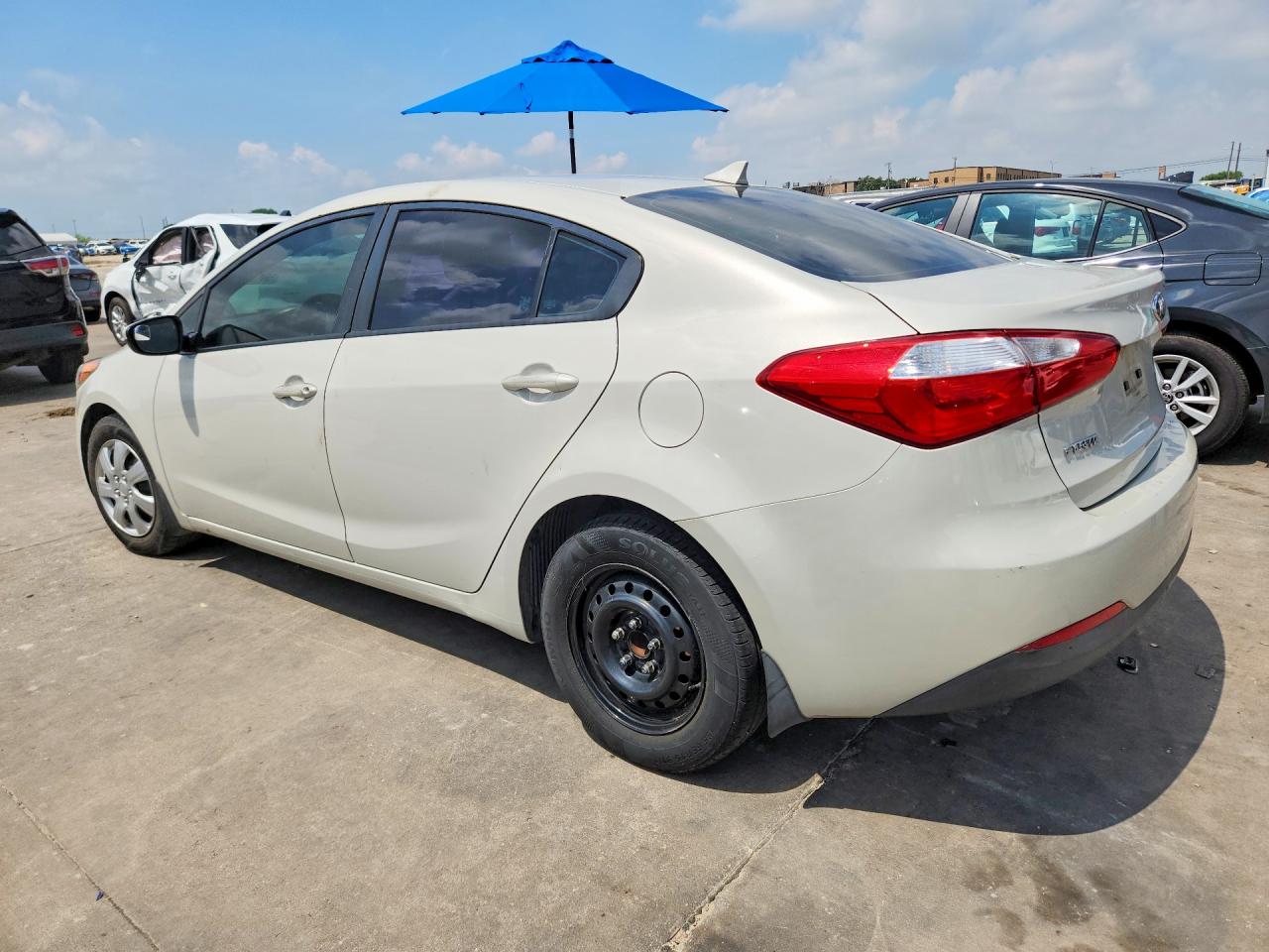 2014 Kia Forte Lx Белый vin: KNAFK4A65E5147968