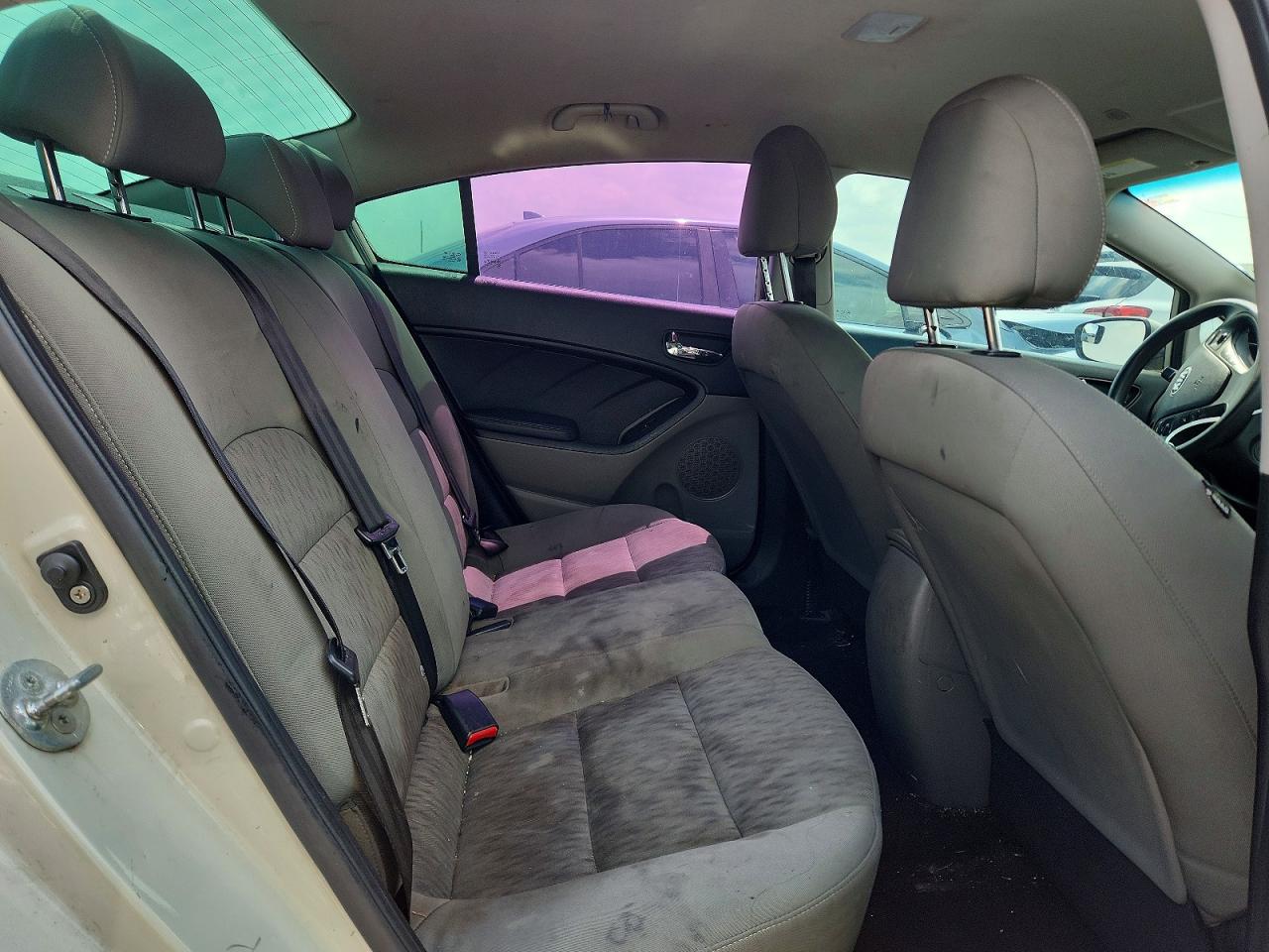 2014 Kia Forte Lx Белый vin: KNAFK4A65E5147968