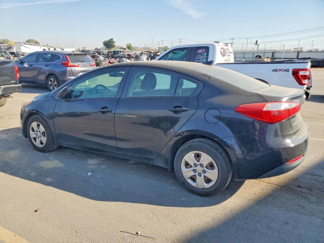 2014 Kia Forte Lx Black vin: KNAFK4A65E5222944