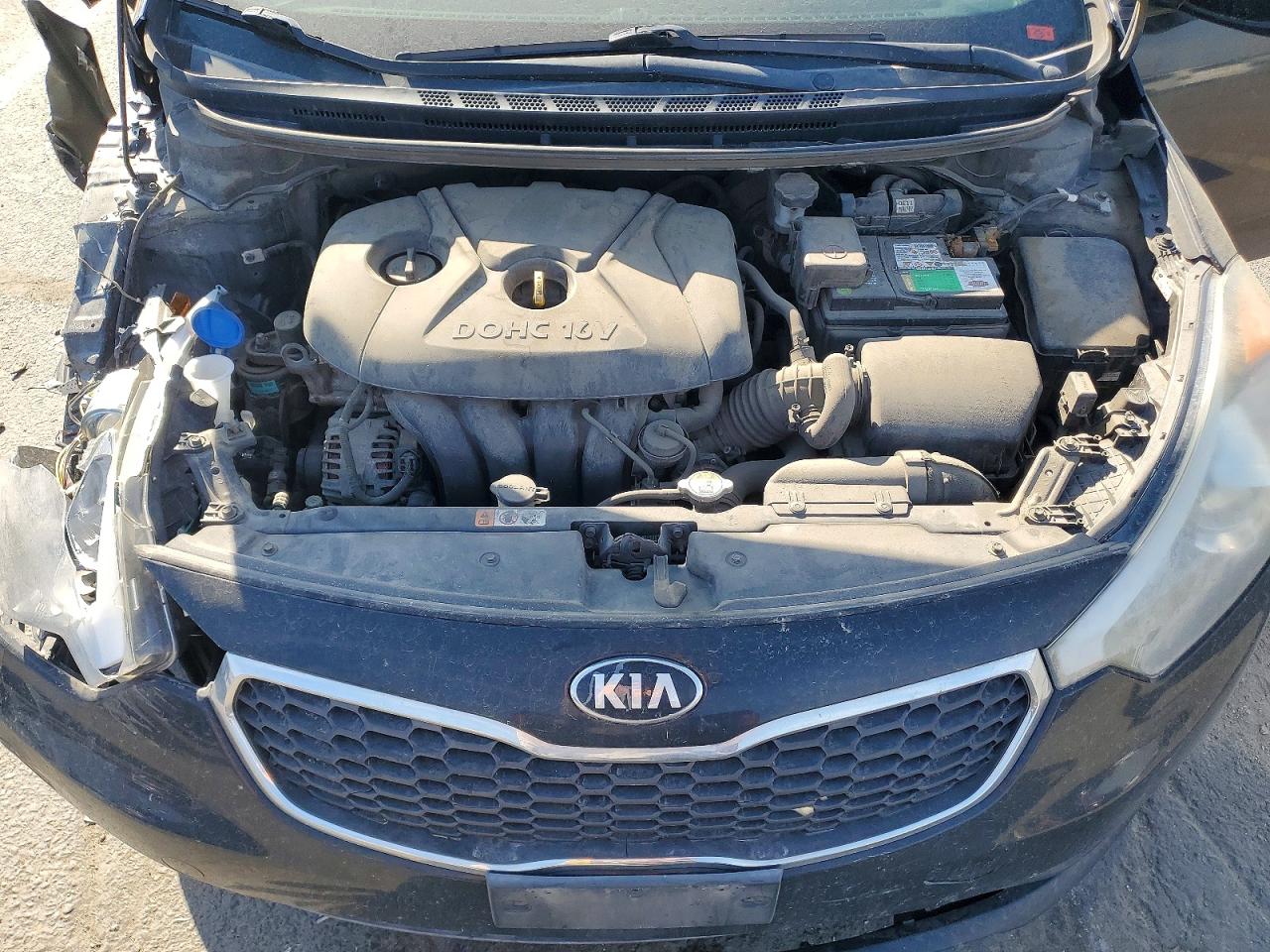 2014 Kia Forte Lx Black vin: KNAFK4A65E5222944