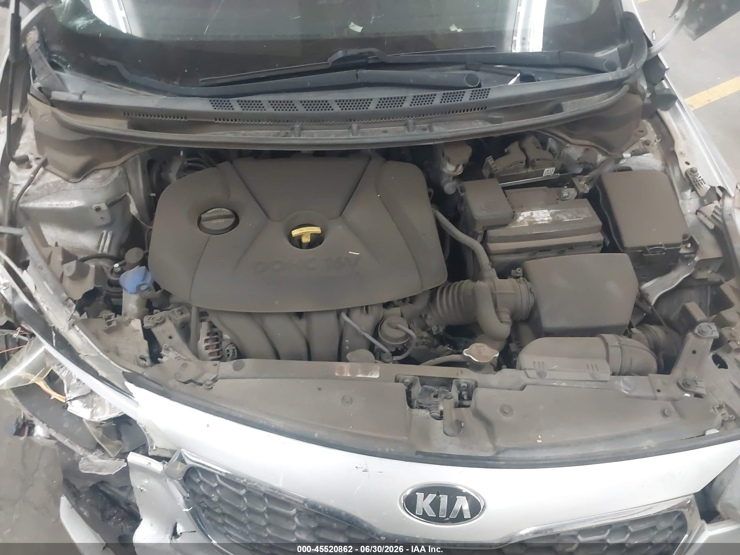 2015 Kia Forte Lx Gray vin: KNAFK4A65F5425785