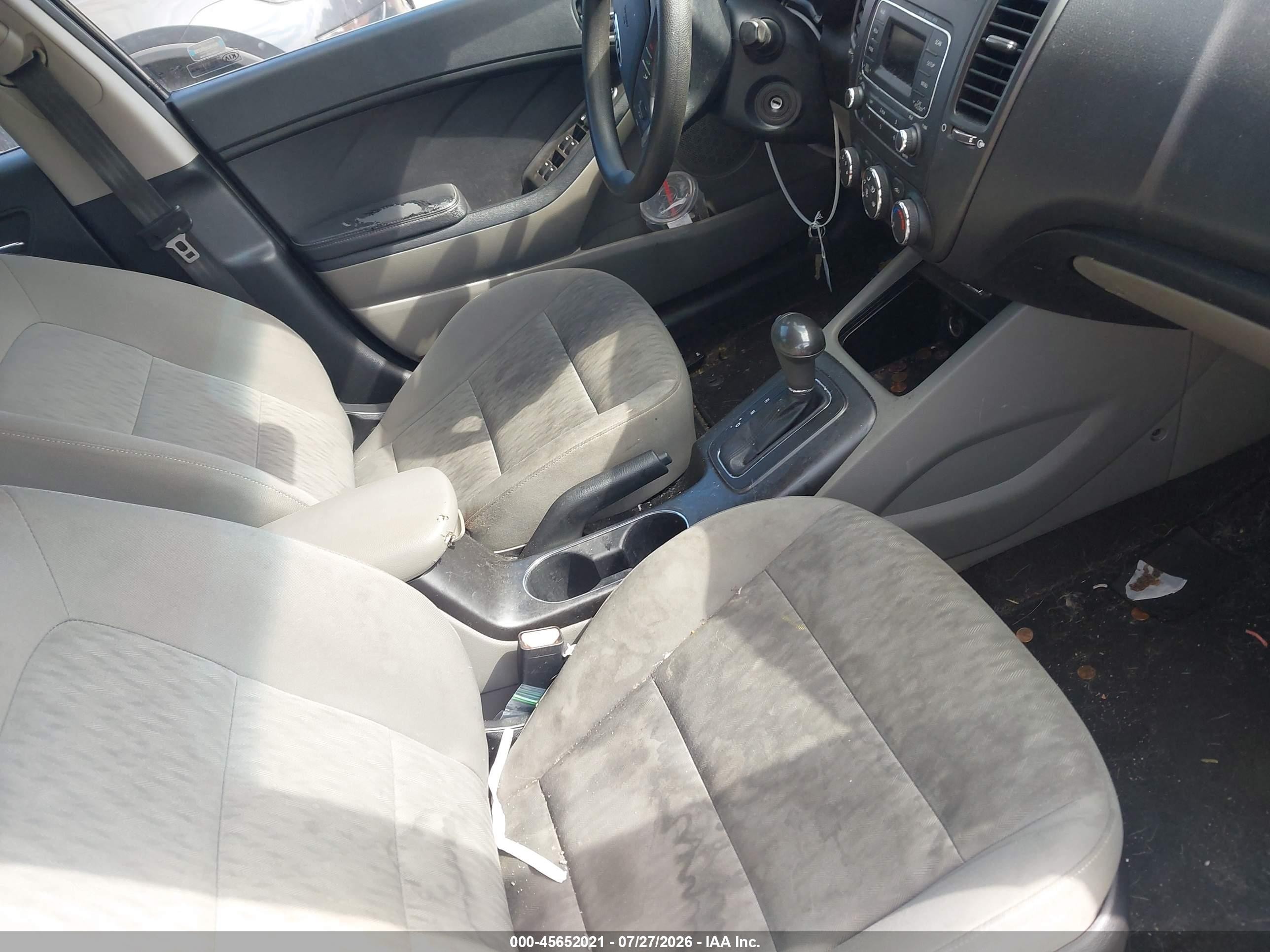 2015 Kia Forte Lx Black vin: KNAFK4A65F5432283