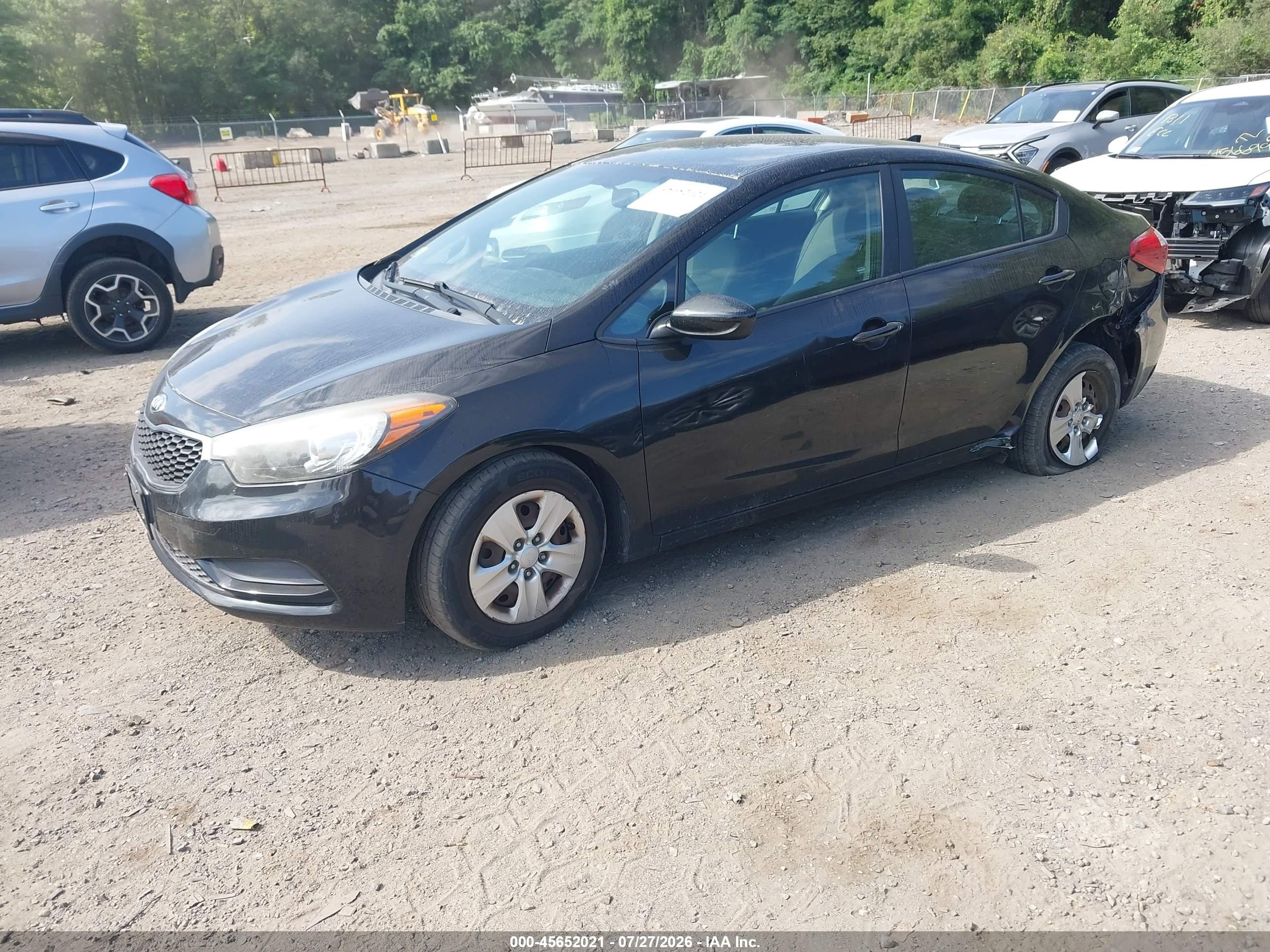 2015 Kia Forte Lx Black vin: KNAFK4A65F5432283