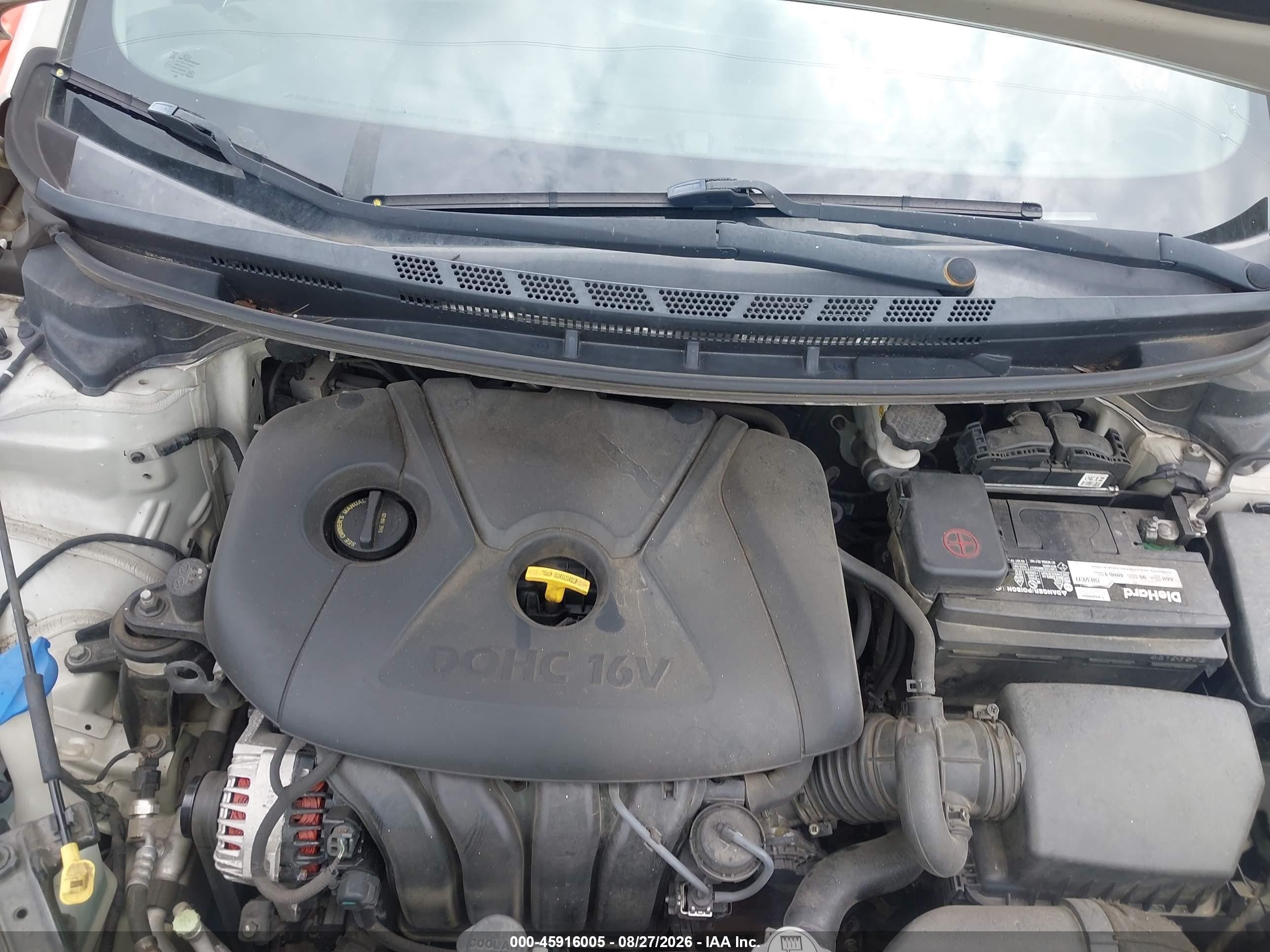 2014 Kia Forte Lx Белый vin: KNAFK4A66E5238358