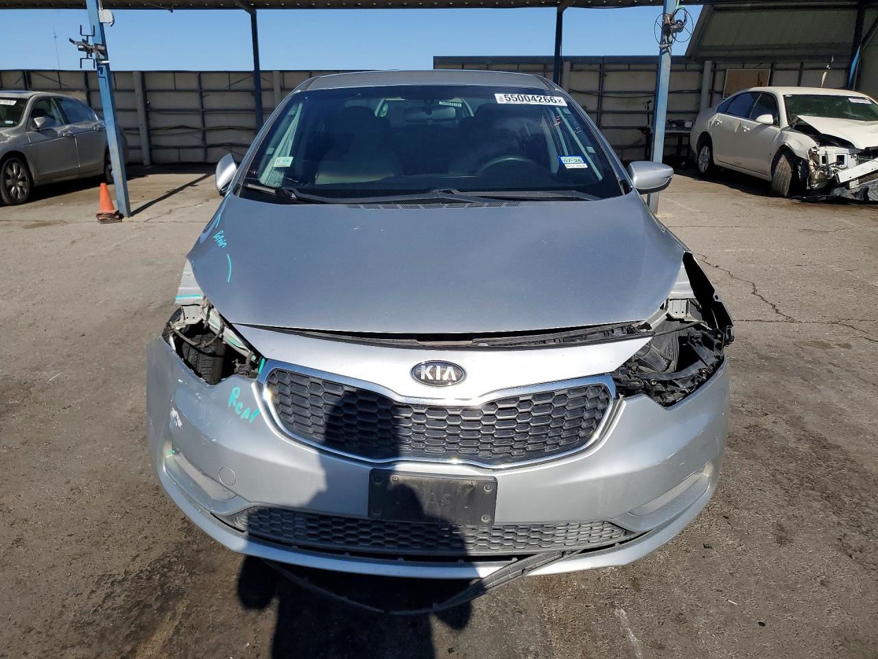 2015 Kia Forte Lx Silver vin: KNAFK4A66F5258546