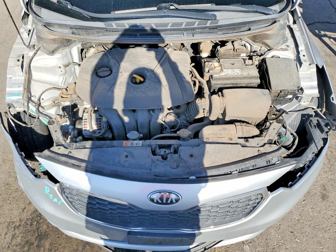 2015 Kia Forte Lx Silver vin: KNAFK4A66F5258546