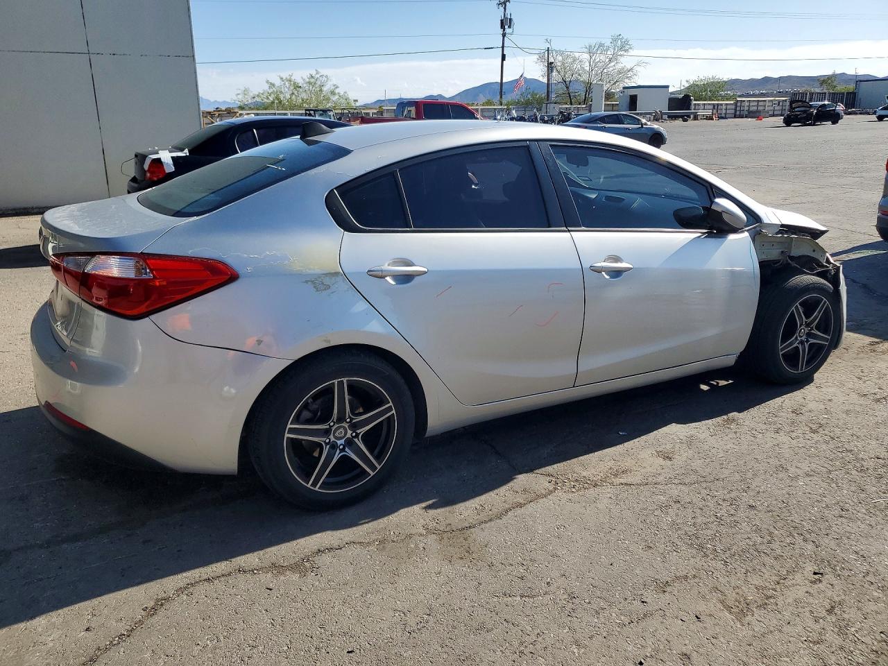 2015 Kia Forte Lx Silver vin: KNAFK4A66F5258546