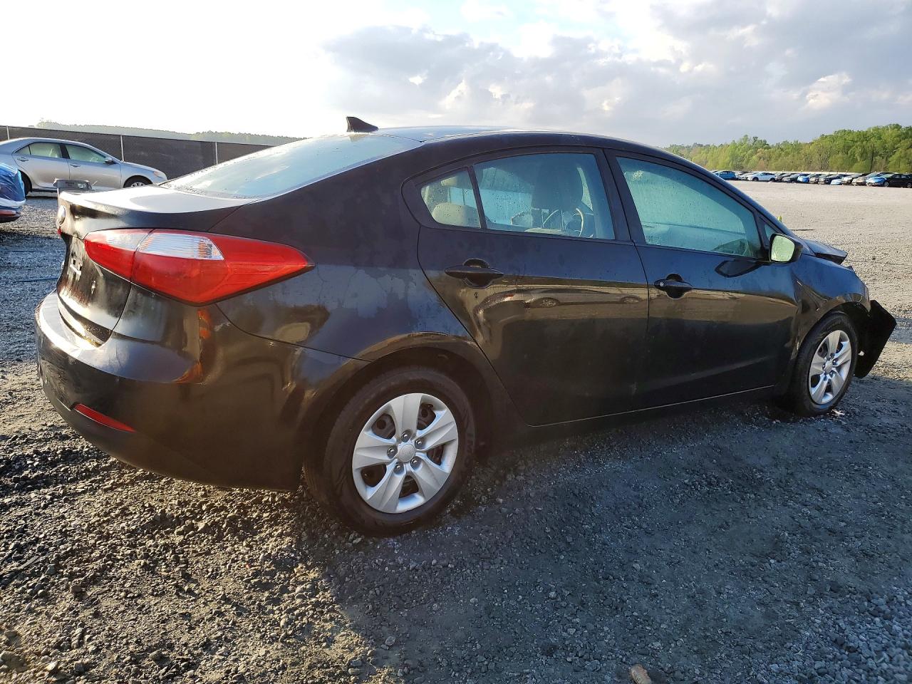 2015 Kia Forte Lx Черный vin: KNAFK4A66F5316526