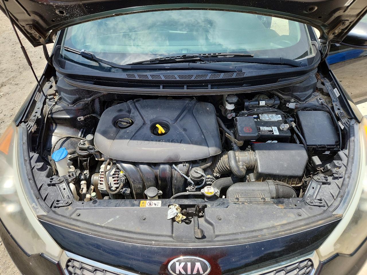 2015 Kia Forte Lx Black vin: KNAFK4A66F5322102
