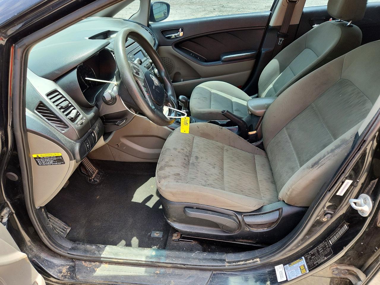 2015 Kia Forte Lx Black vin: KNAFK4A66F5322102