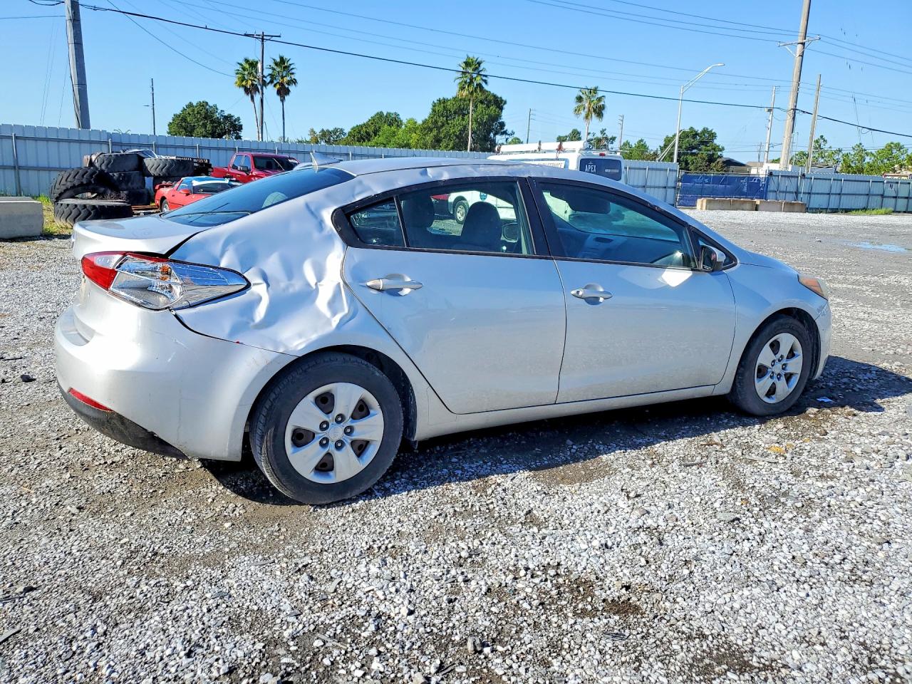 2015 Kia Forte Lx Silver vin: KNAFK4A66F5346612