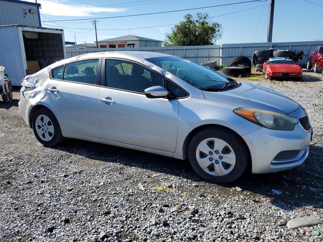 2015 Kia Forte Lx Silver vin: KNAFK4A66F5346612