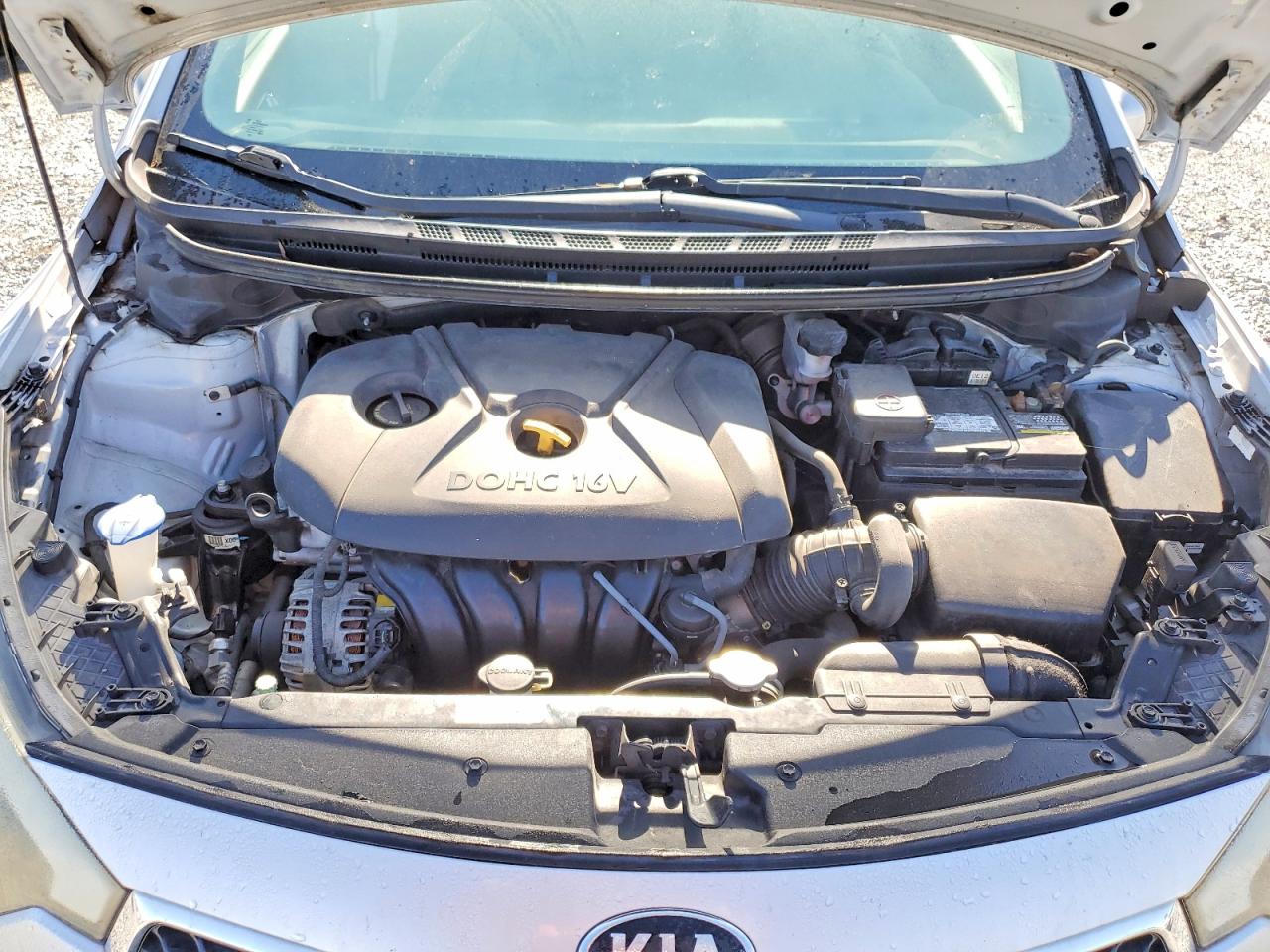 2015 Kia Forte Lx Silver vin: KNAFK4A66F5346612