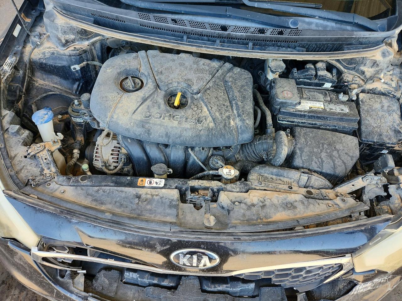 2015 Kia Forte Lx Черный vin: KNAFK4A66F5401771