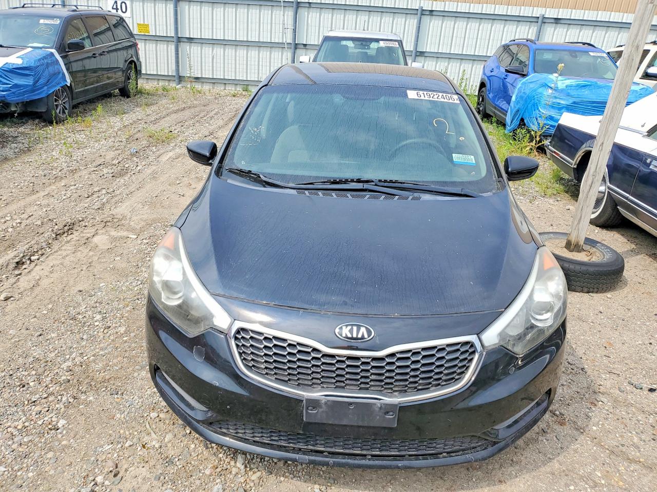 2015 Kia Forte Lx Черный vin: KNAFK4A66F5412009