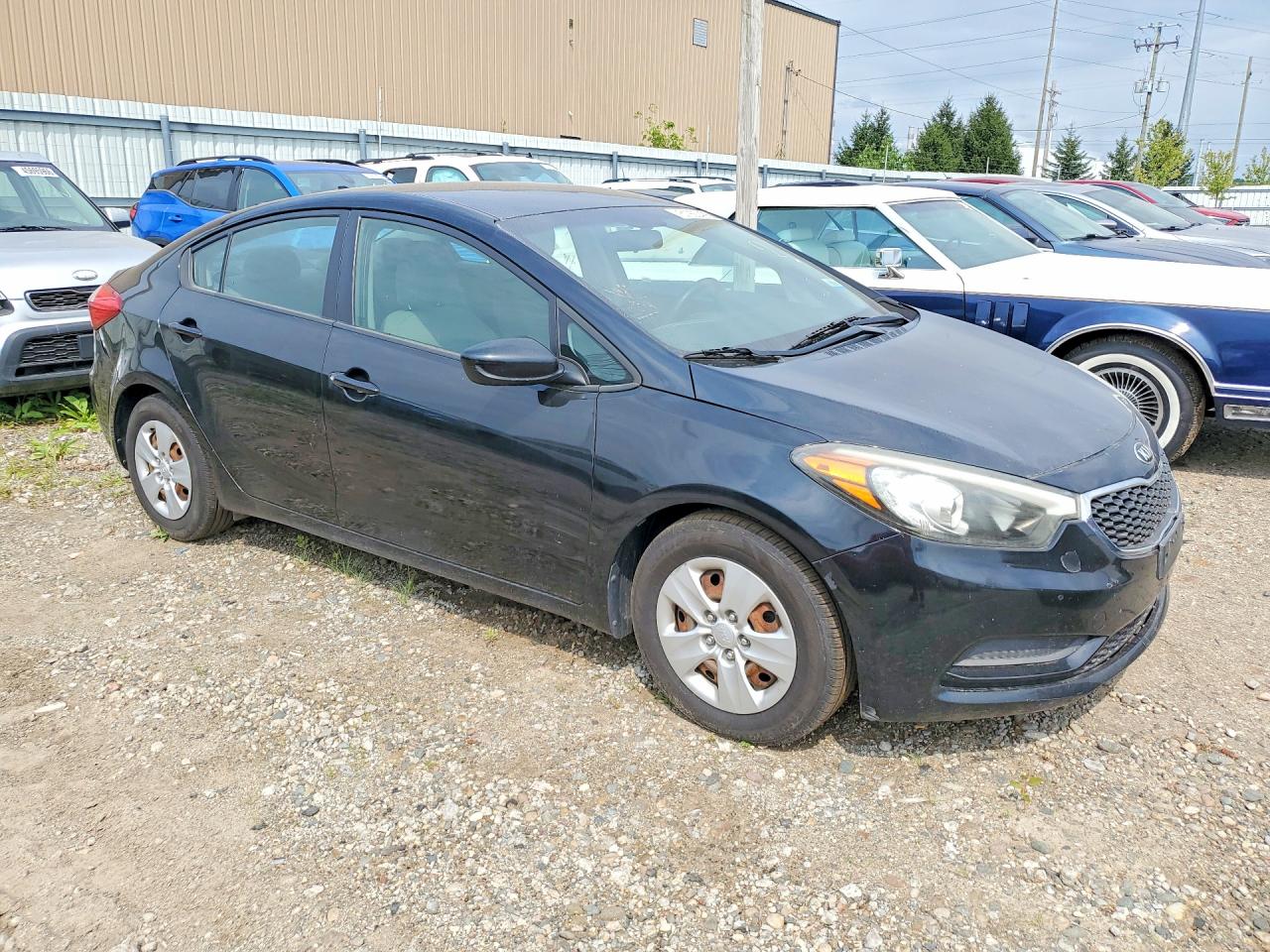 2015 Kia Forte Lx Черный vin: KNAFK4A66F5412009