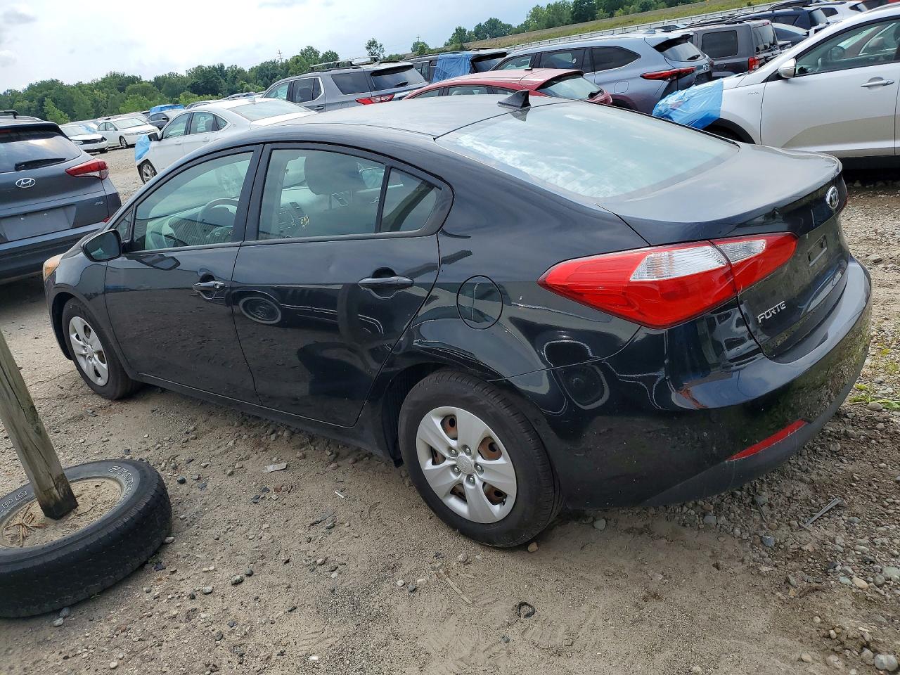 2015 Kia Forte Lx Черный vin: KNAFK4A66F5412009