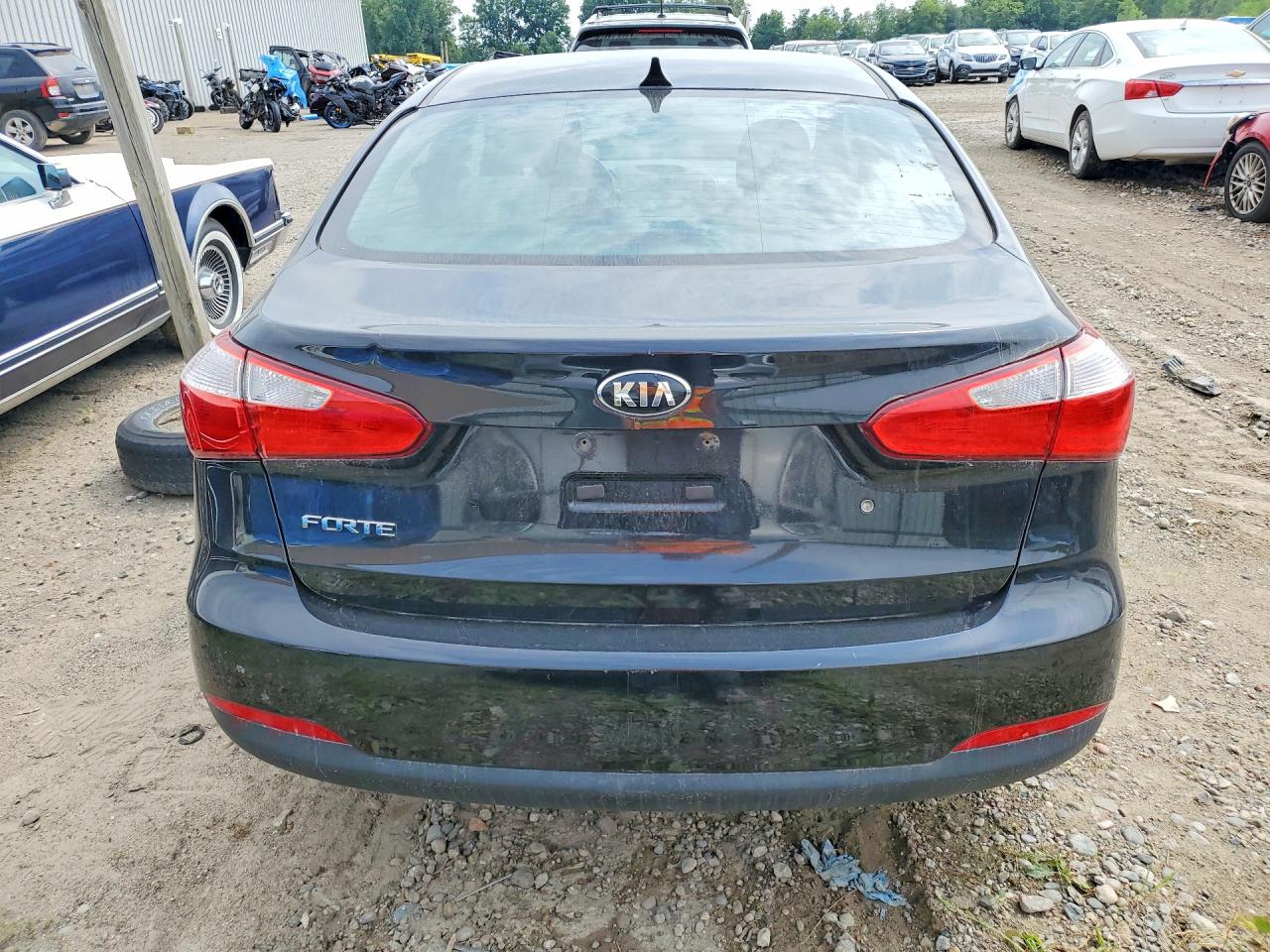 2015 Kia Forte Lx Черный vin: KNAFK4A66F5412009