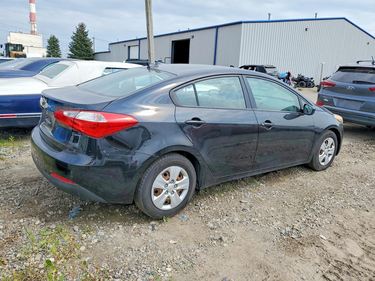 2015 Kia Forte Lx Черный vin: KNAFK4A66F5412009