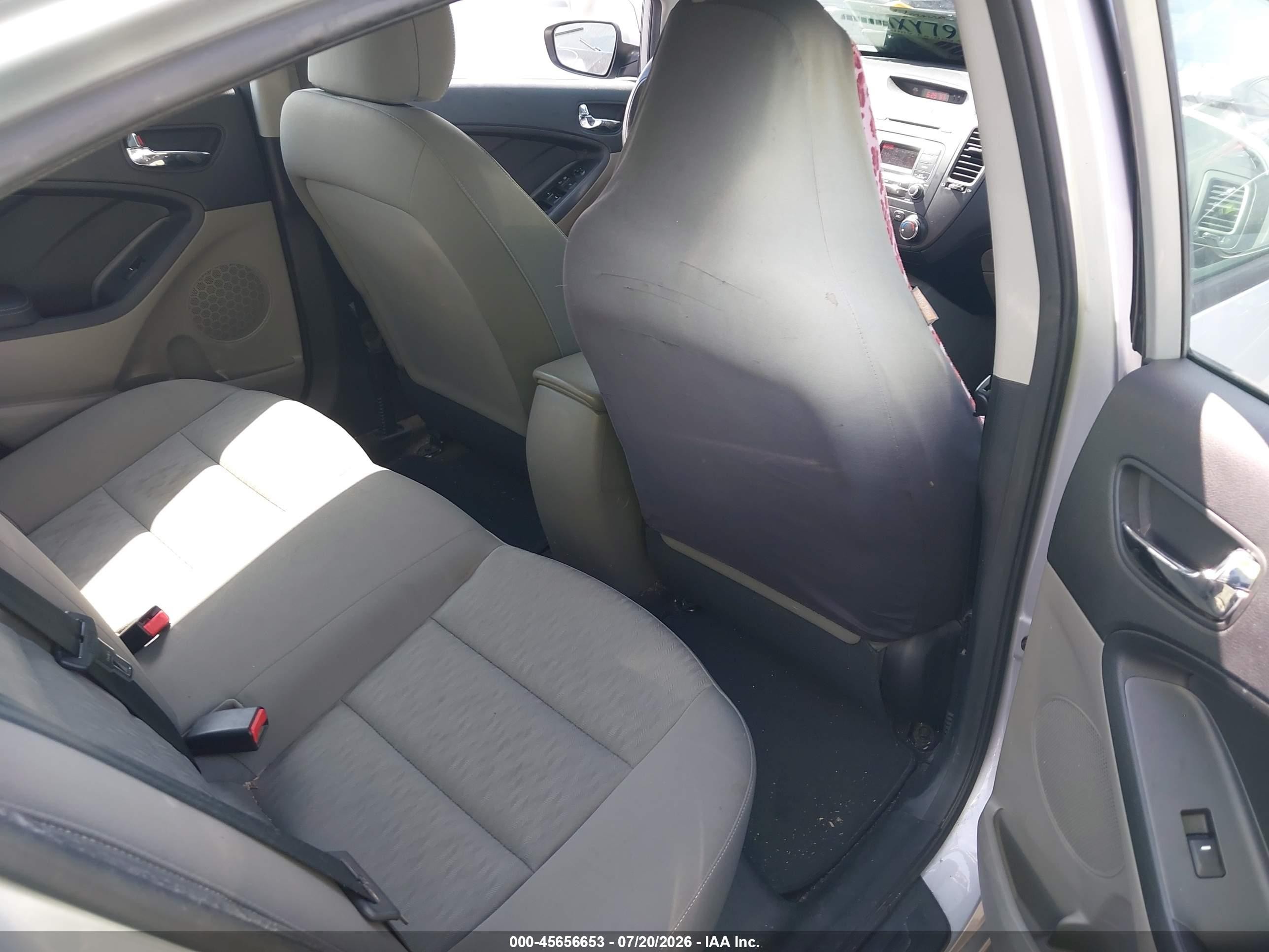 2015 Kia Forte Lx Silver vin: KNAFK4A66F5426914