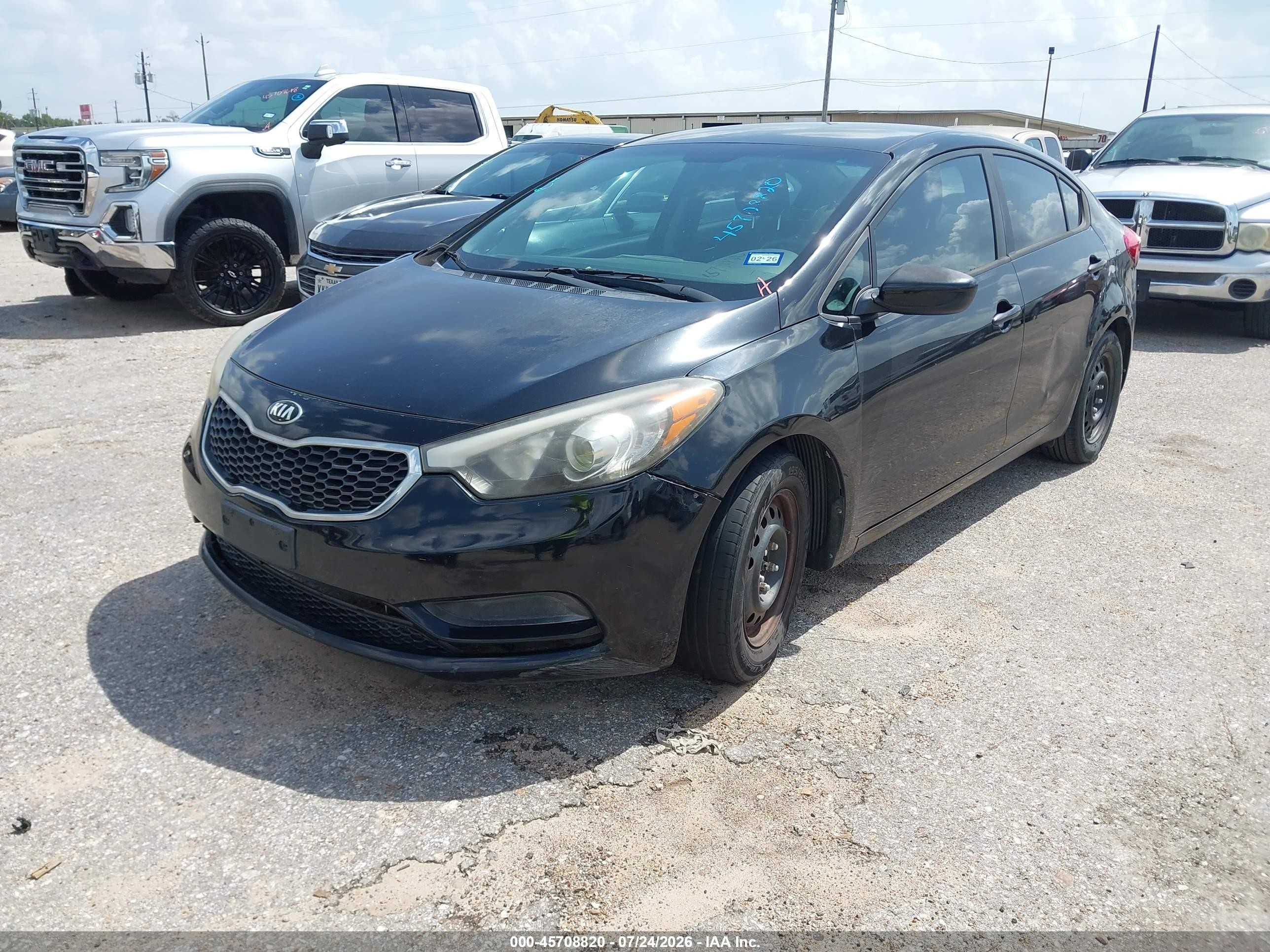 2015 Kia Forte Lx Black vin: KNAFK4A66F5428940
