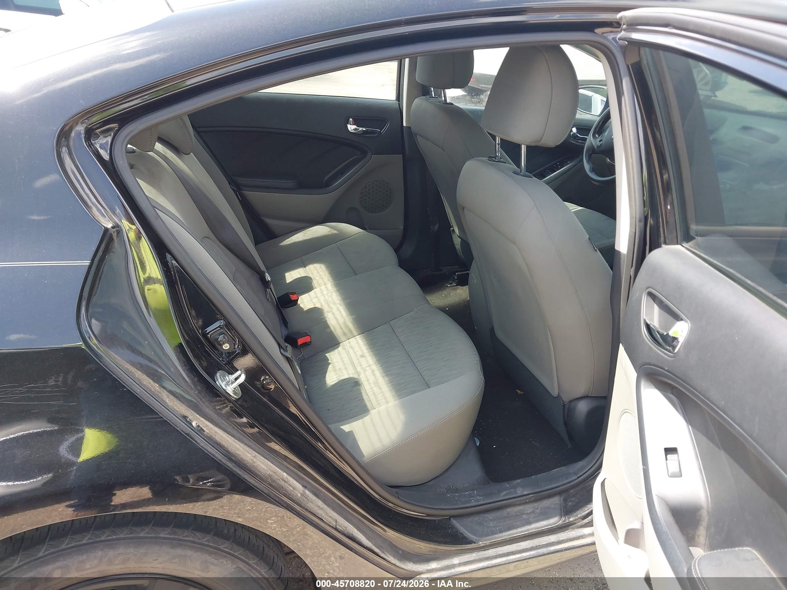 2015 Kia Forte Lx Black vin: KNAFK4A66F5428940