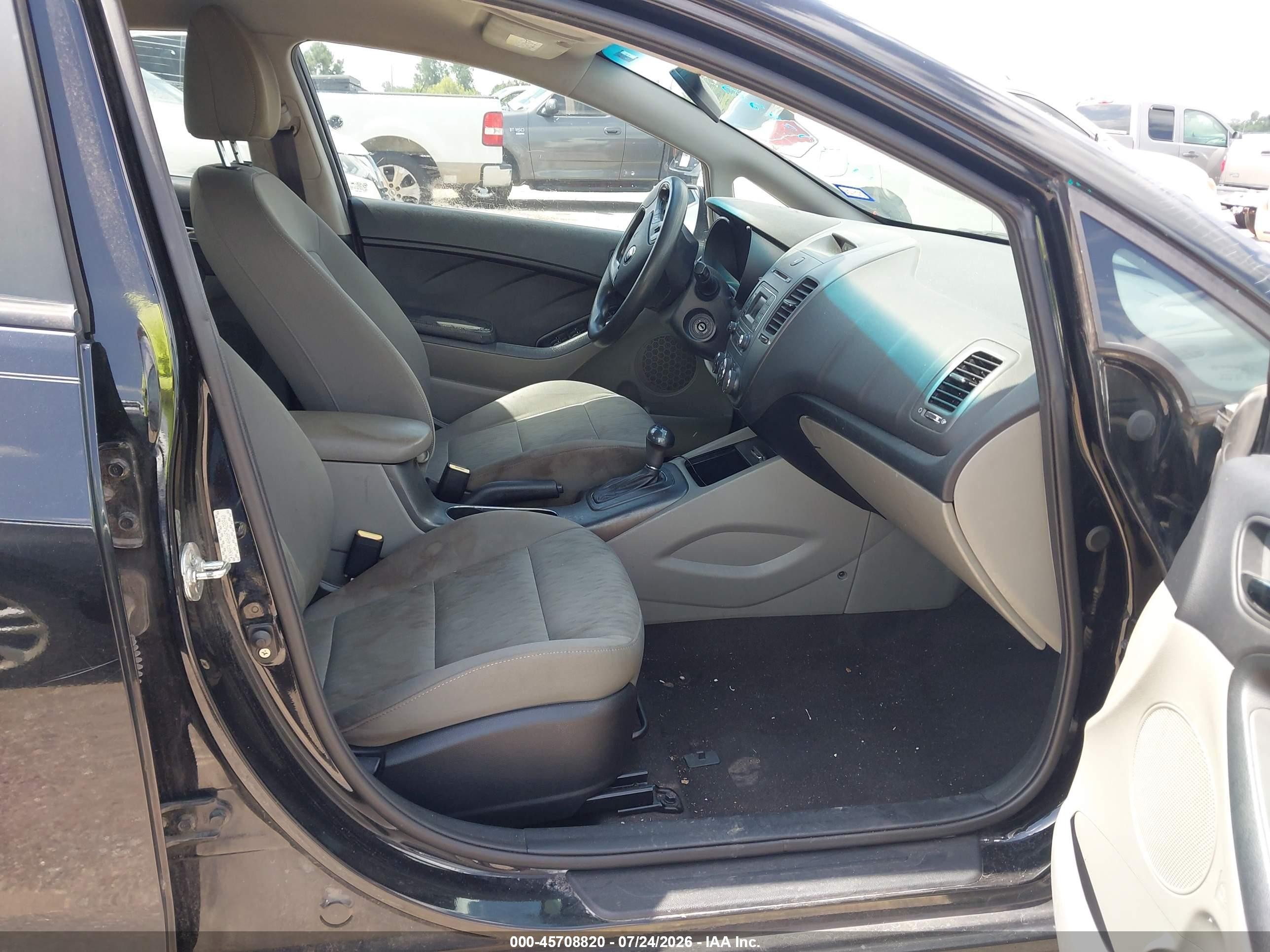 2015 Kia Forte Lx Black vin: KNAFK4A66F5428940
