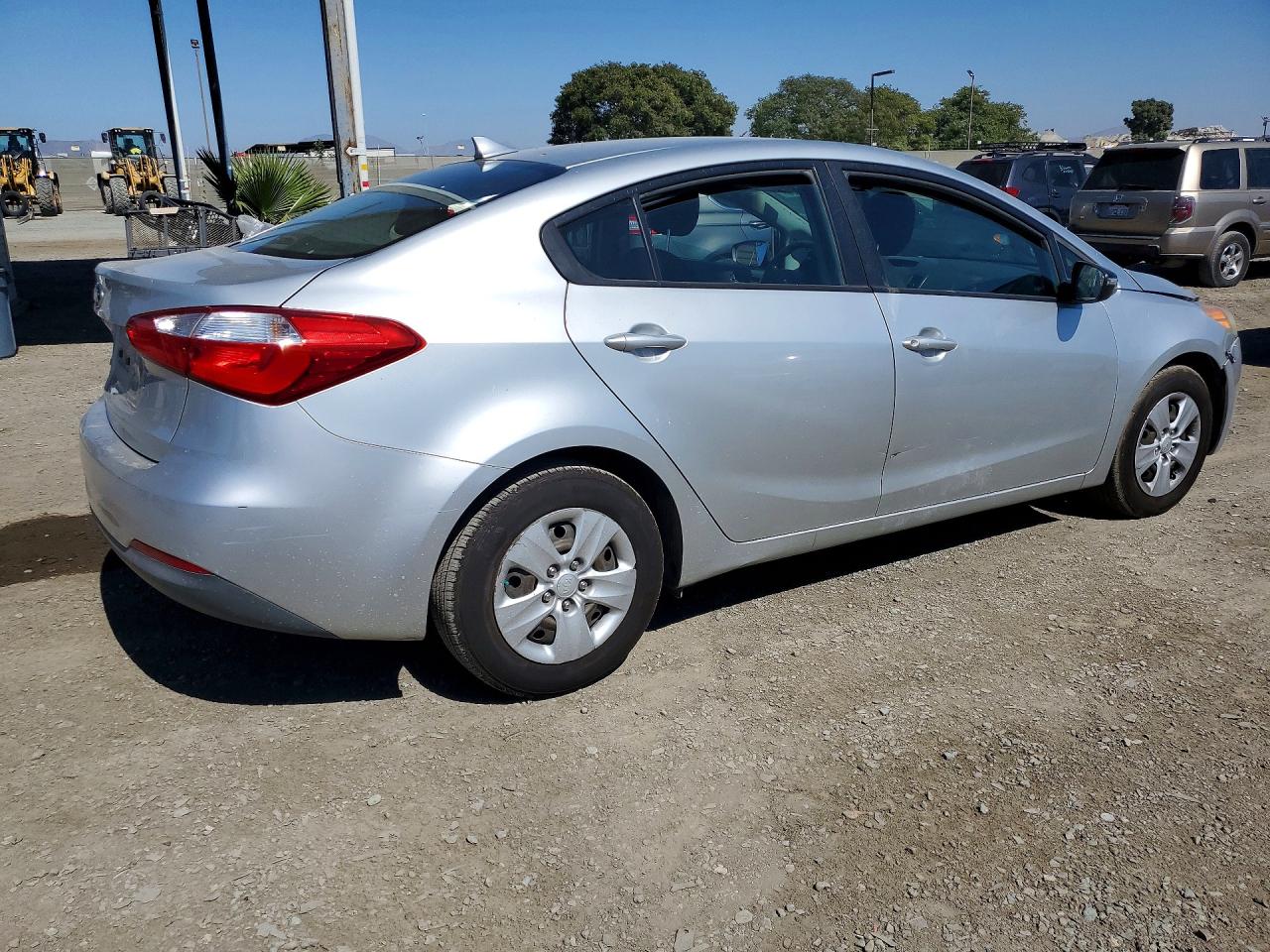 2014 Kia Forte Lx Silver vin: KNAFK4A67E5147549
