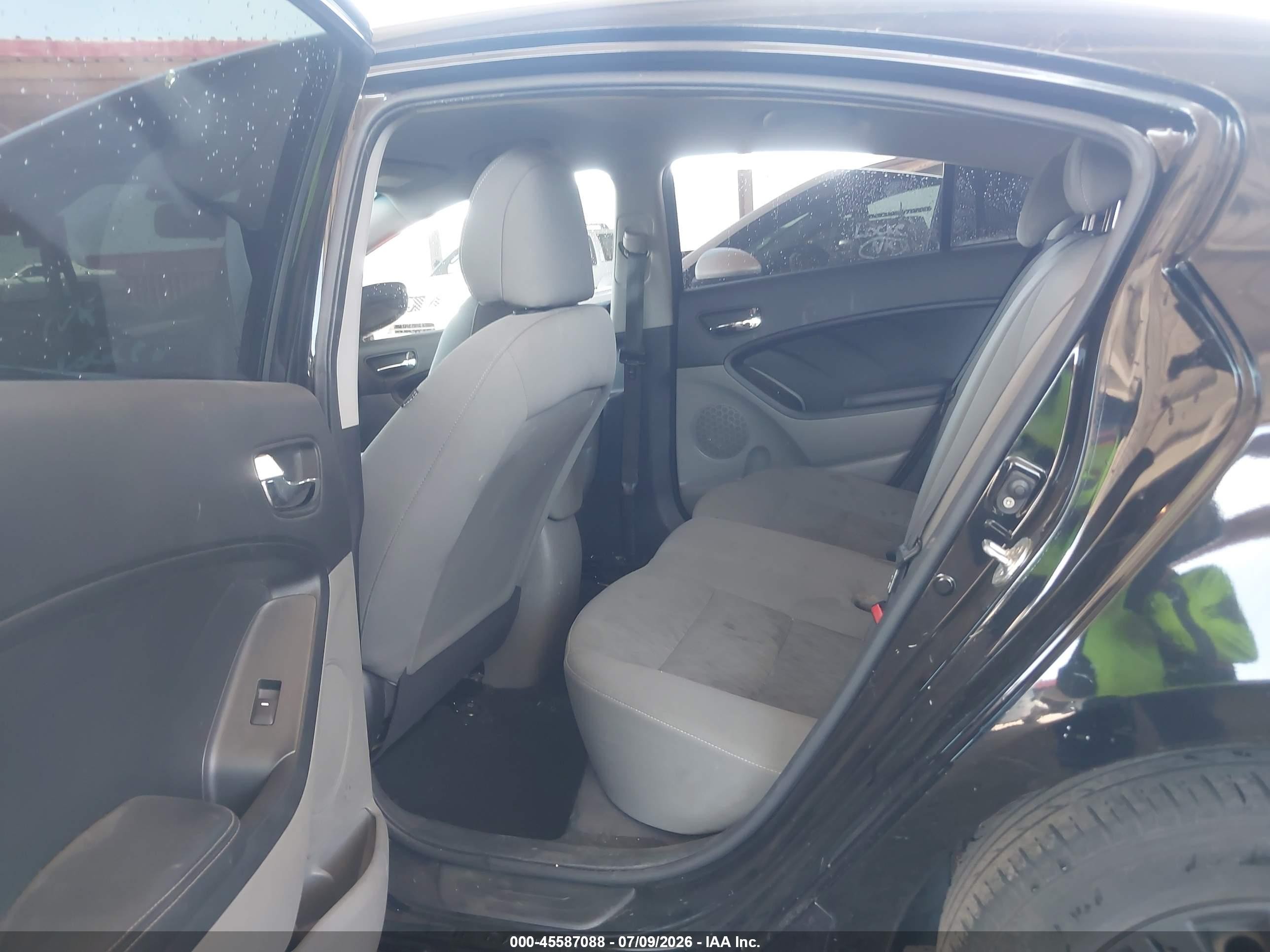 2014 Kia Forte Lx Black vin: KNAFK4A67E5163704