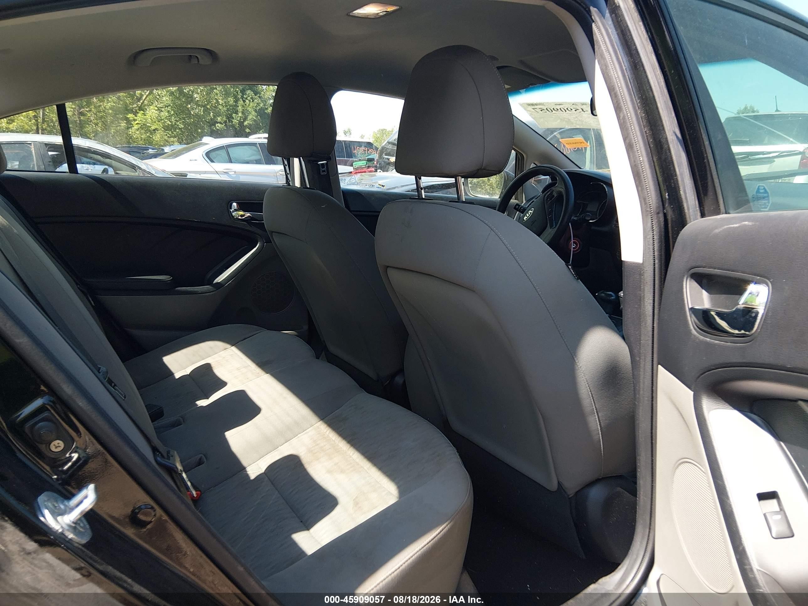 2014 Kia Forte Lx Black vin: KNAFK4A67E5184648
