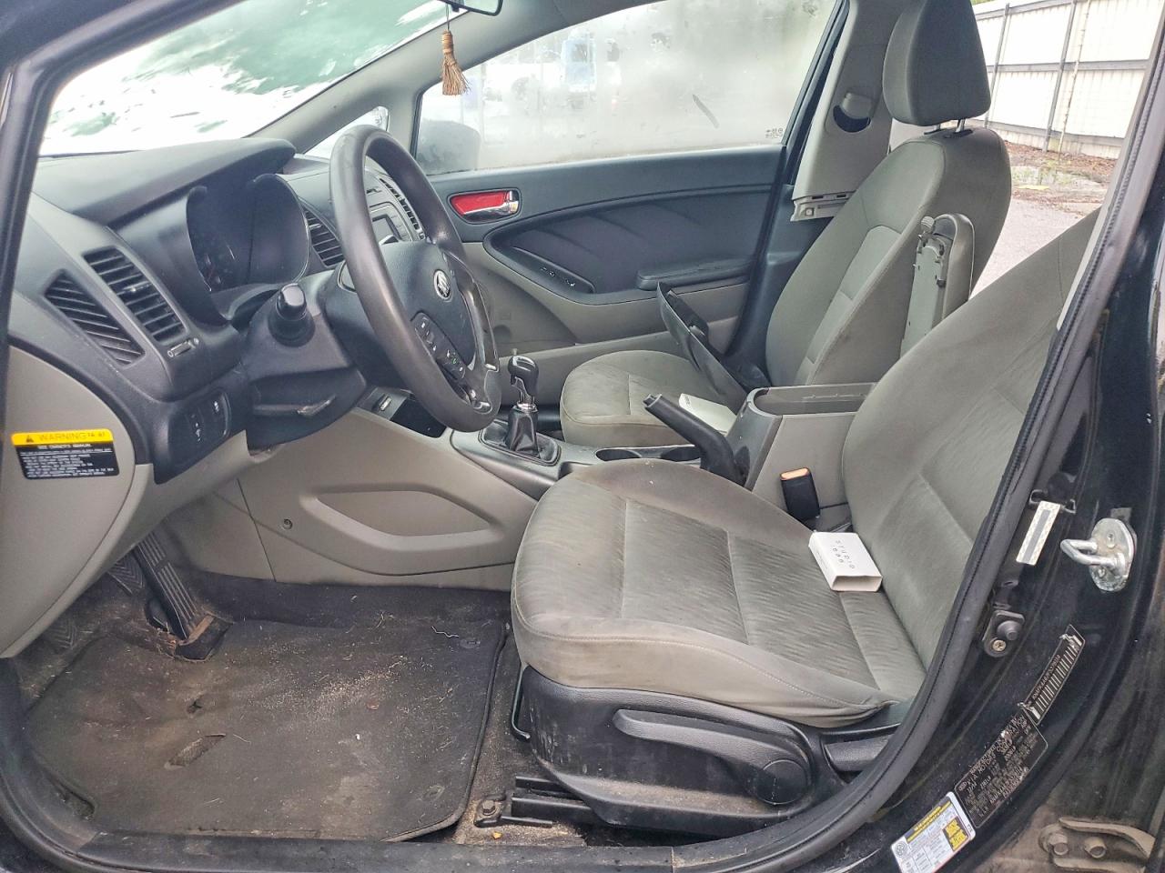 2015 Kia Forte Lx Black vin: KNAFK4A67F5378114