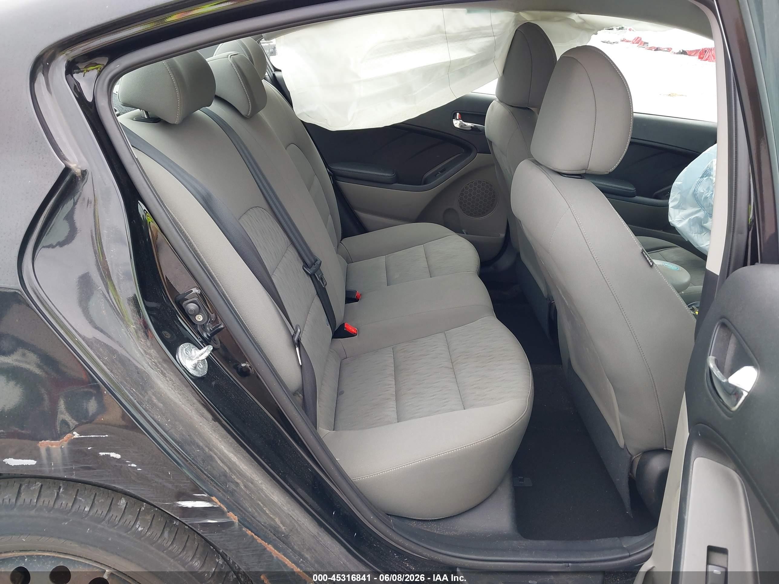 2015 Kia Forte Lx Black vin: KNAFK4A67F5423441