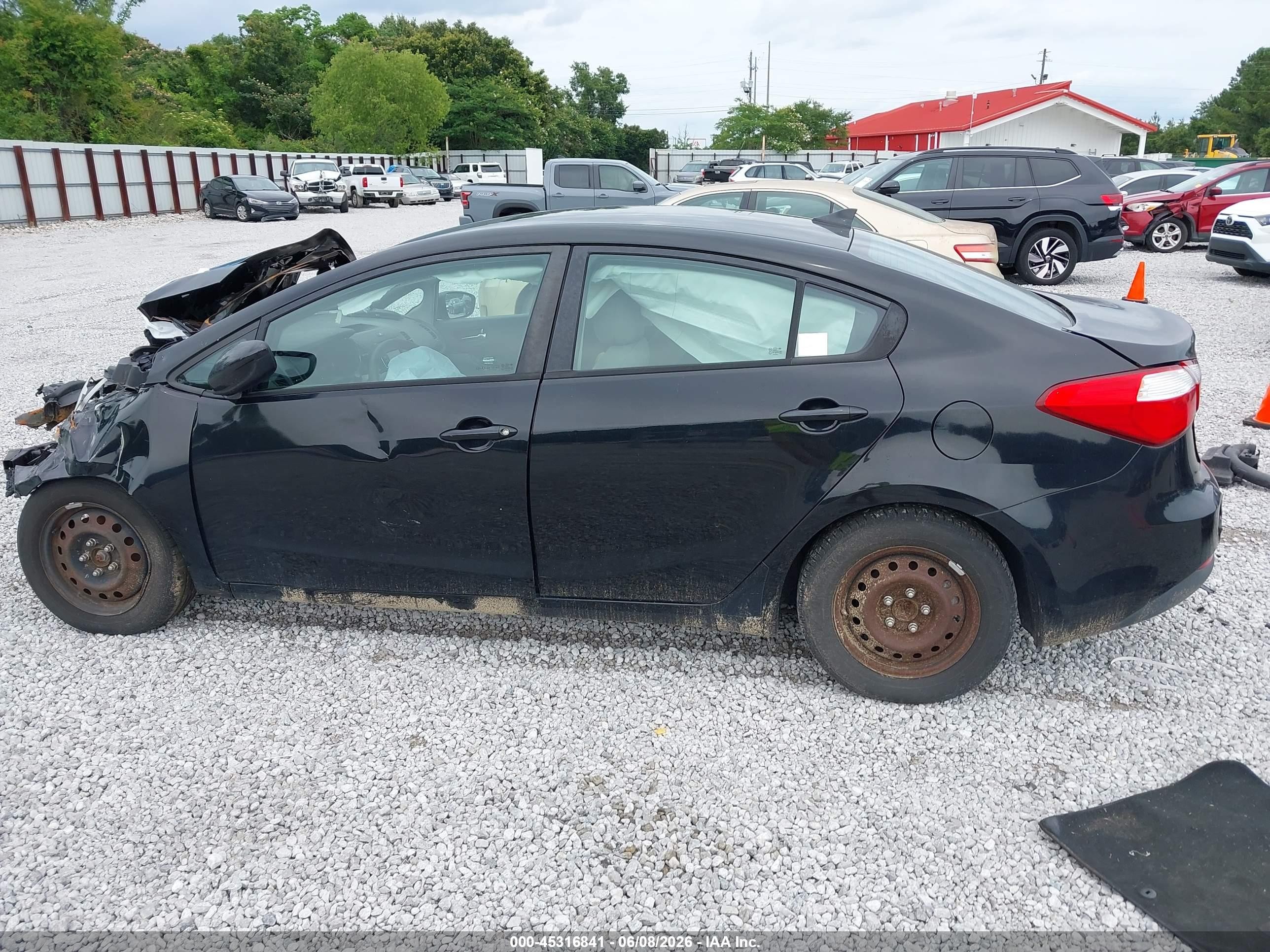 2015 Kia Forte Lx Black vin: KNAFK4A67F5423441