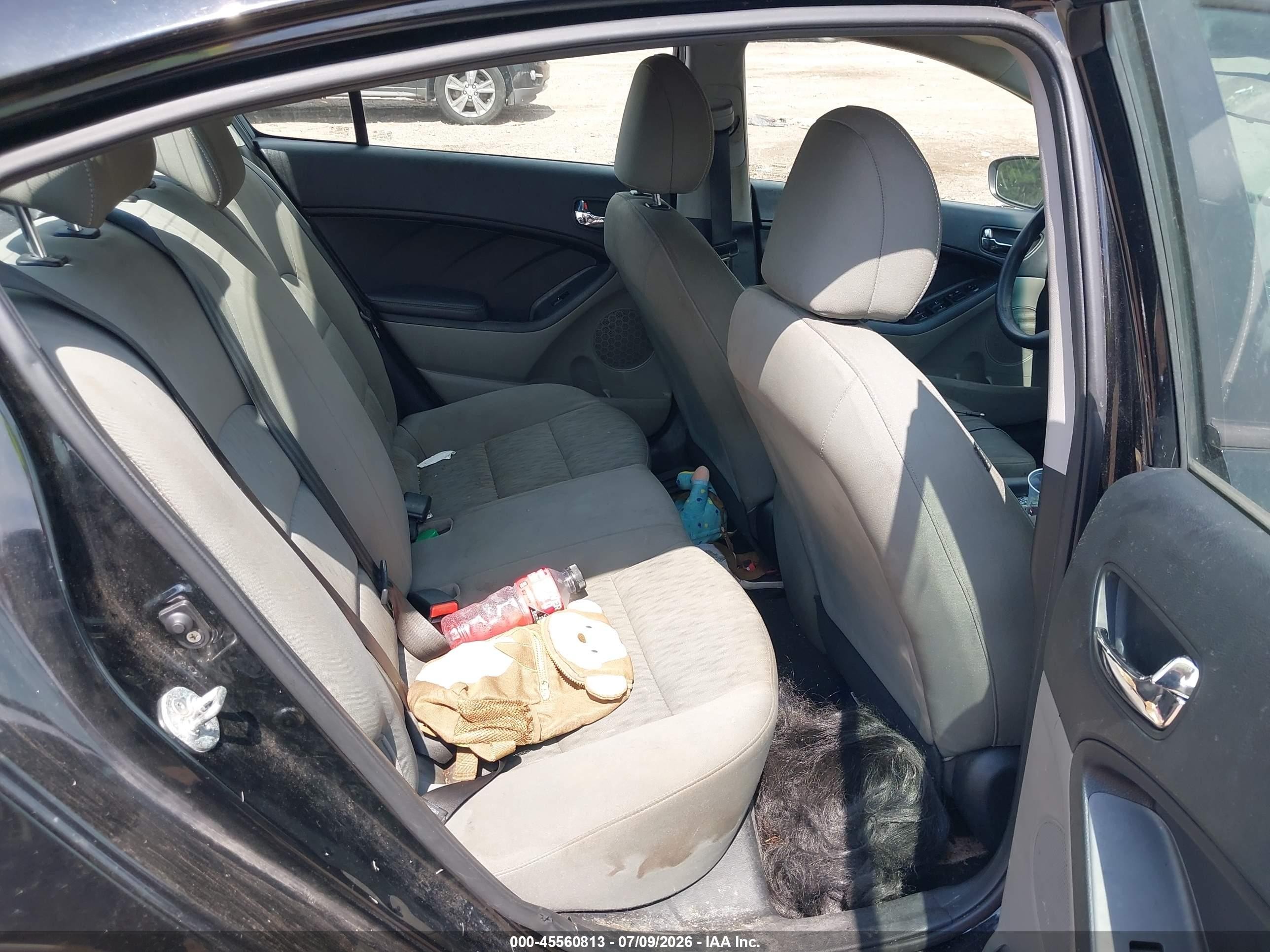 2015 Kia Forte Lx Black vin: KNAFK4A67F5430924