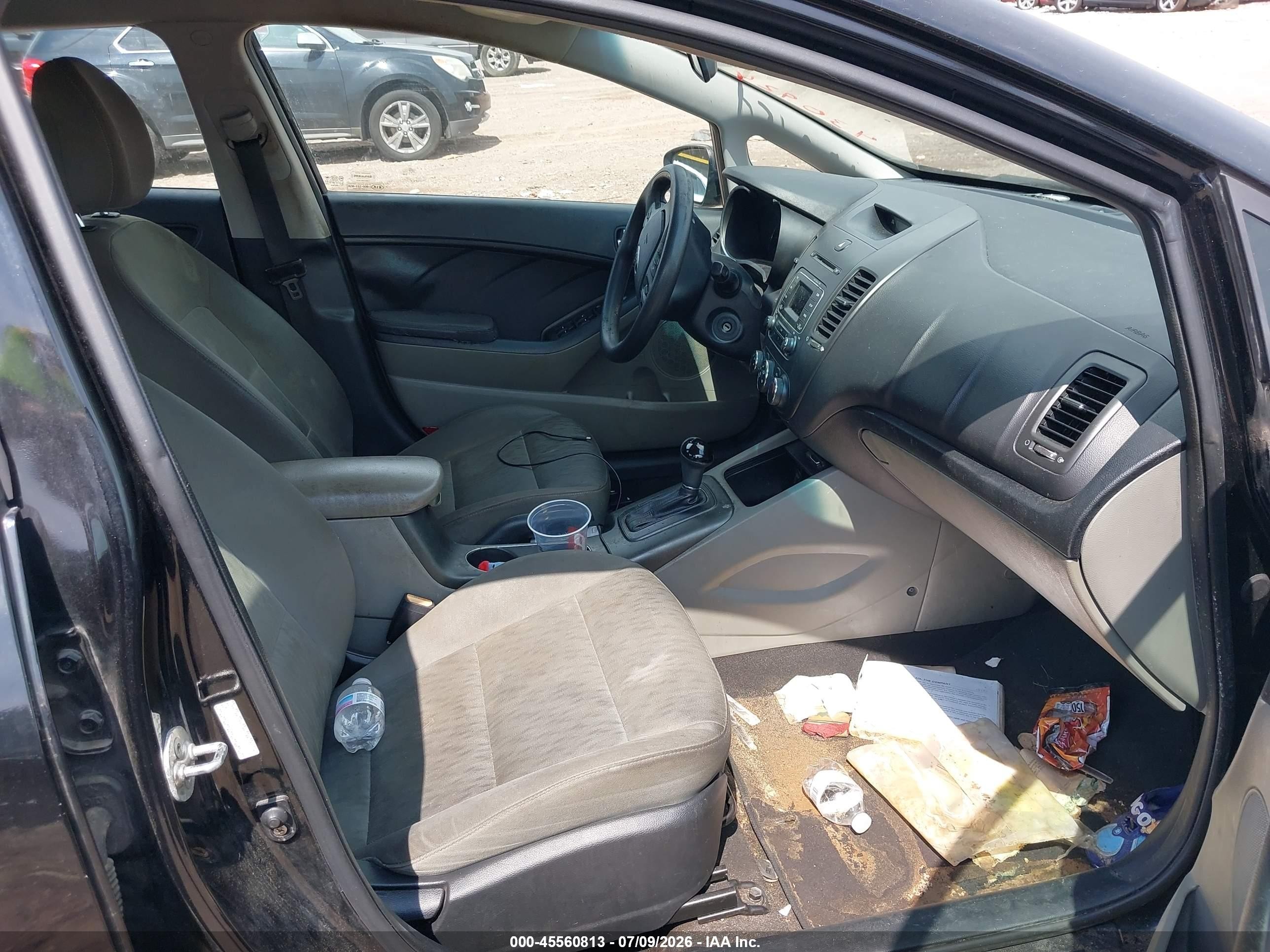 2015 Kia Forte Lx Black vin: KNAFK4A67F5430924