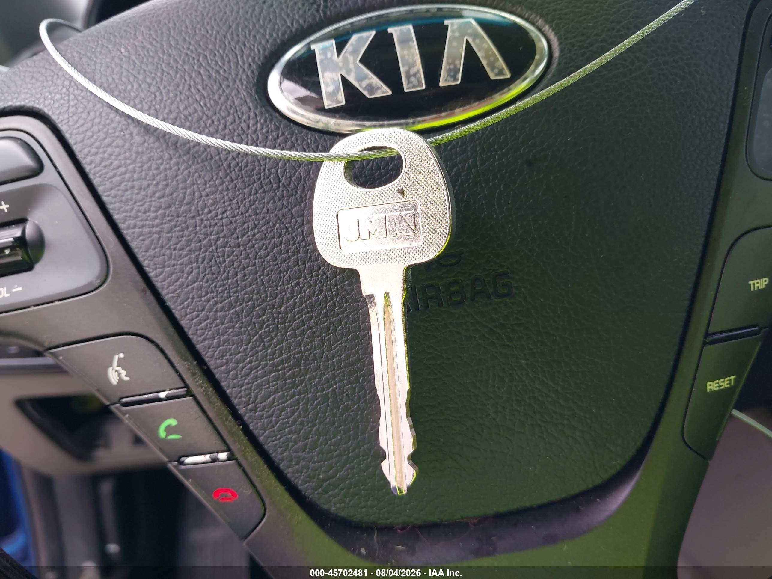 2014 Kia Forte Lx Blue vin: KNAFK4A68E5061277
