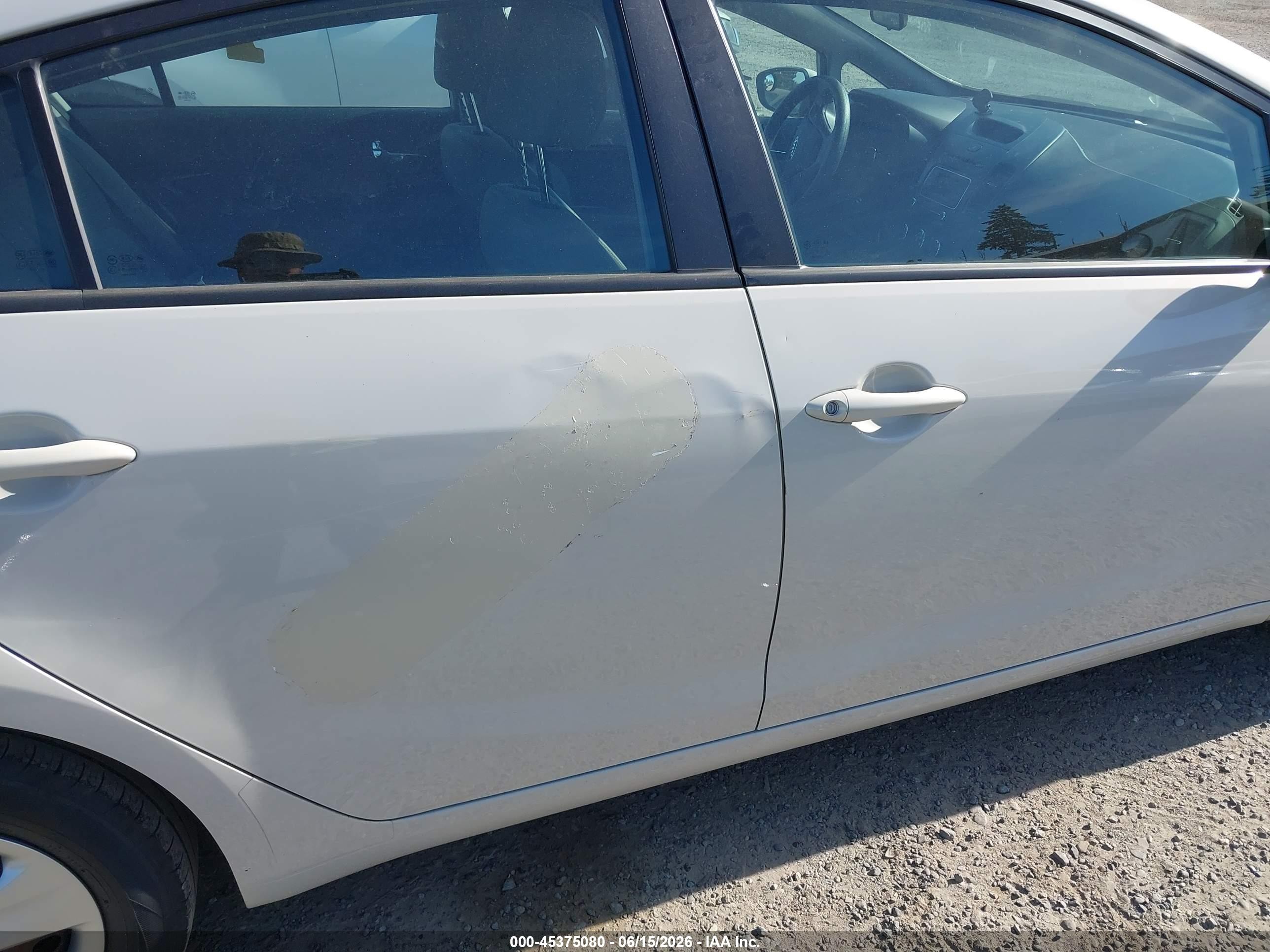 2014 Kia Forte Lx White vin: KNAFK4A68E5136477