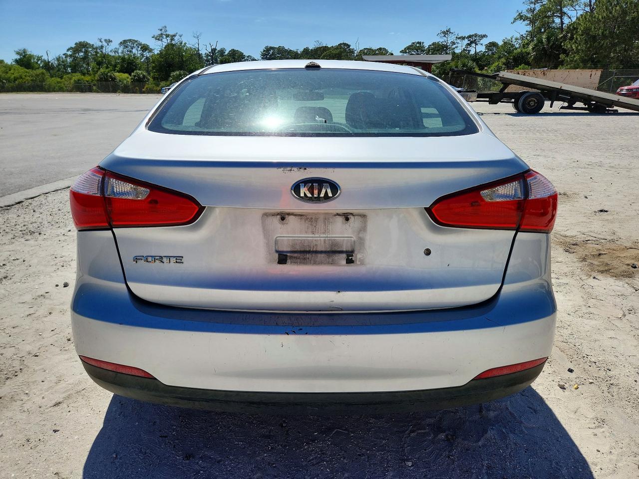2015 Kia Forte Lx Silver vin: KNAFK4A68F5343274