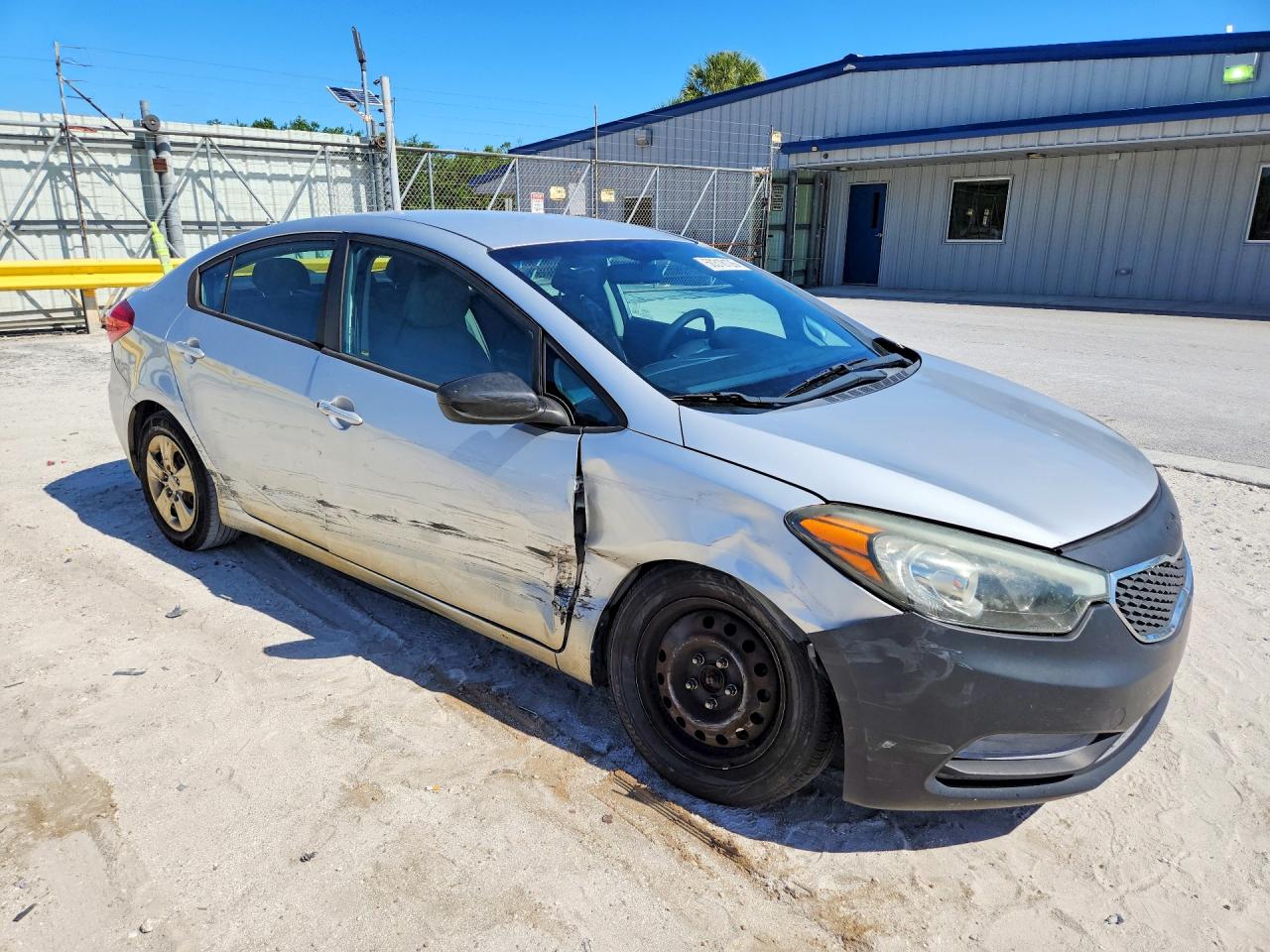 2015 Kia Forte Lx Silver vin: KNAFK4A68F5343274