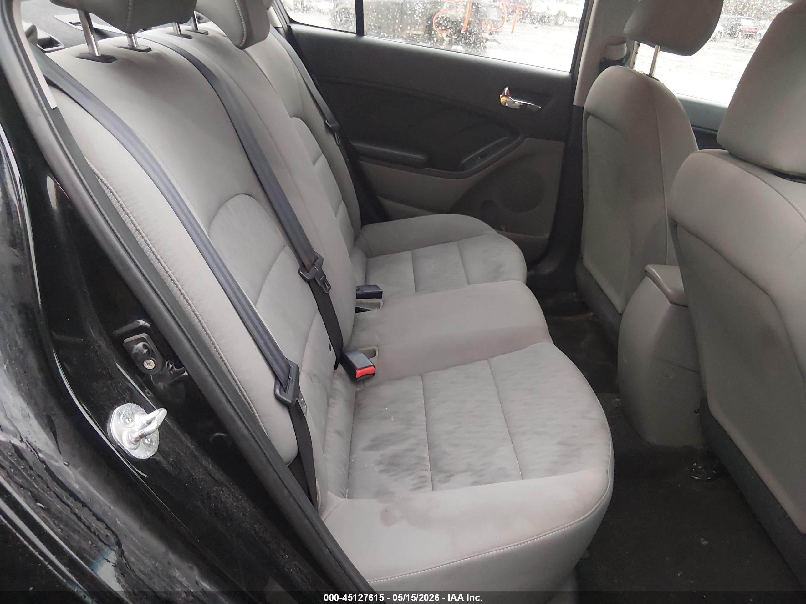2015 Kia Forte Lx Black vin: KNAFK4A68F5393477